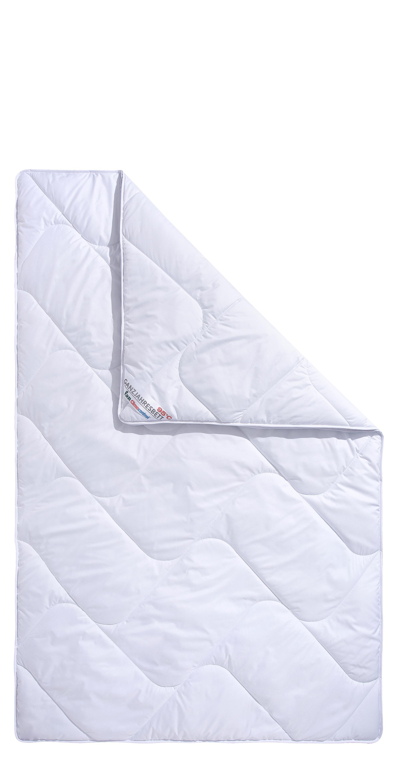 fan Microfaserbettdecke »Climacontrol®, Bettdecke in 135x200, 155x220 cm und weiteren Grössen«, warm, Bezug Microfaser, (1 St.), mit optimierter Klimafunktion durch Lüftungsband