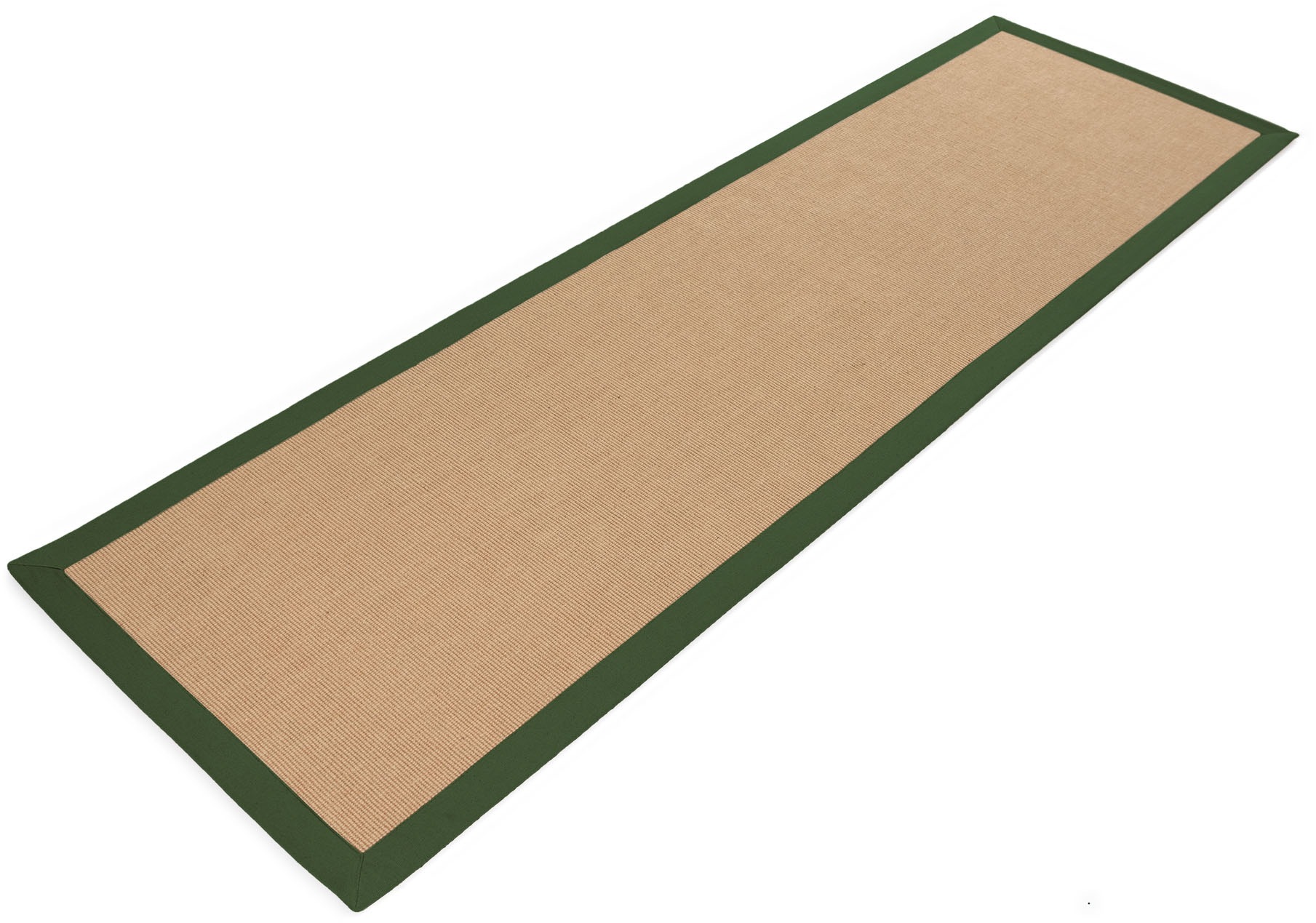 carpetfine Sisalteppich »Sisal,  auch als Läufer erhältlich«, rechteckig, 5 mm Höhe, mit farbiger Bordüre, Anti Rutsch Rückseite, viele Grössen, Wohnzimmer