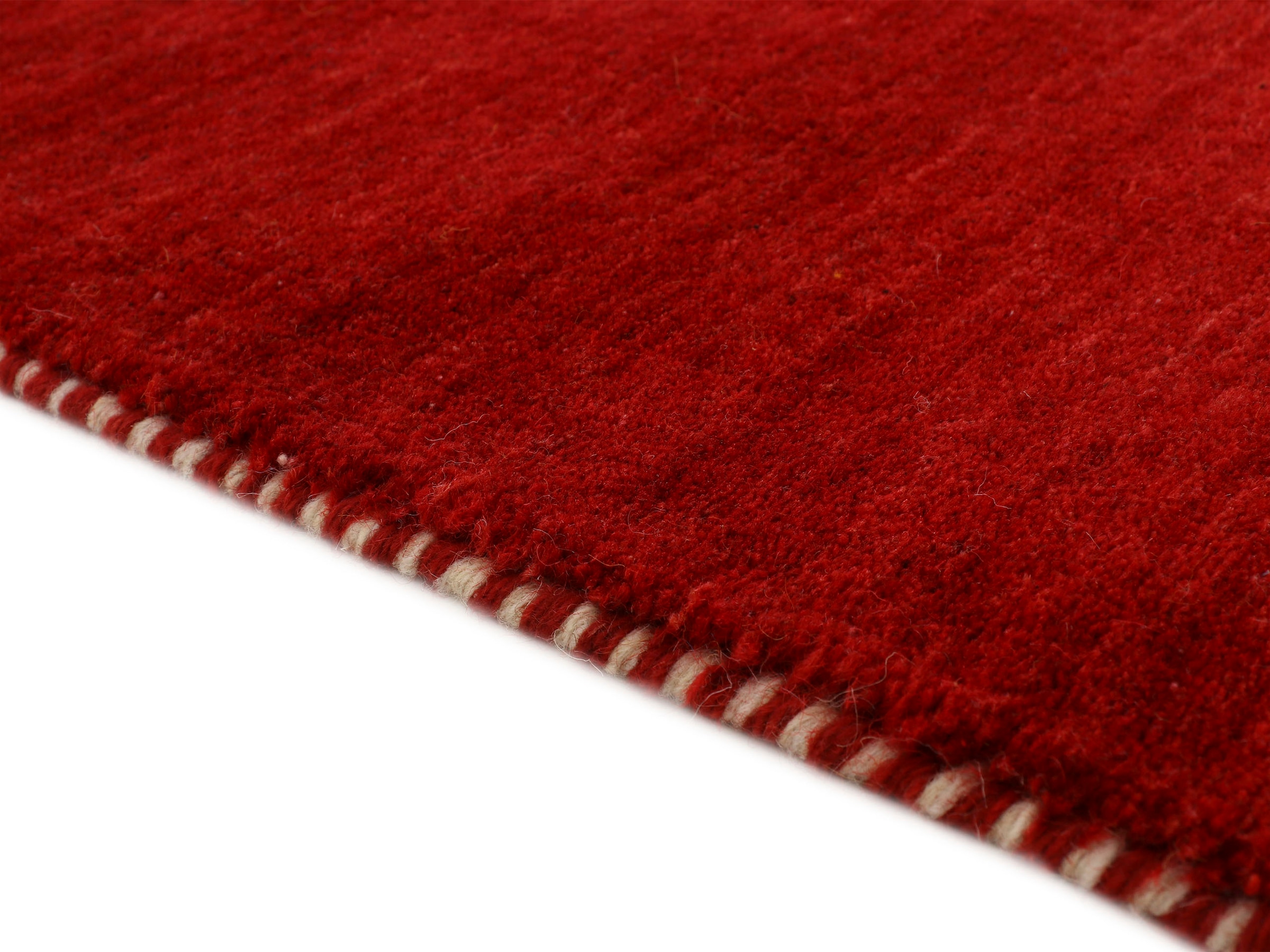 carpetfine Wollteppich »Gabbeh Uni, auch als Läufer erhältlich«, rechteckig, 15 mm Höhe, reine Wolle, handgewebt, Gabbeh Loom Tiermotiv, grosse Farbauswahl
