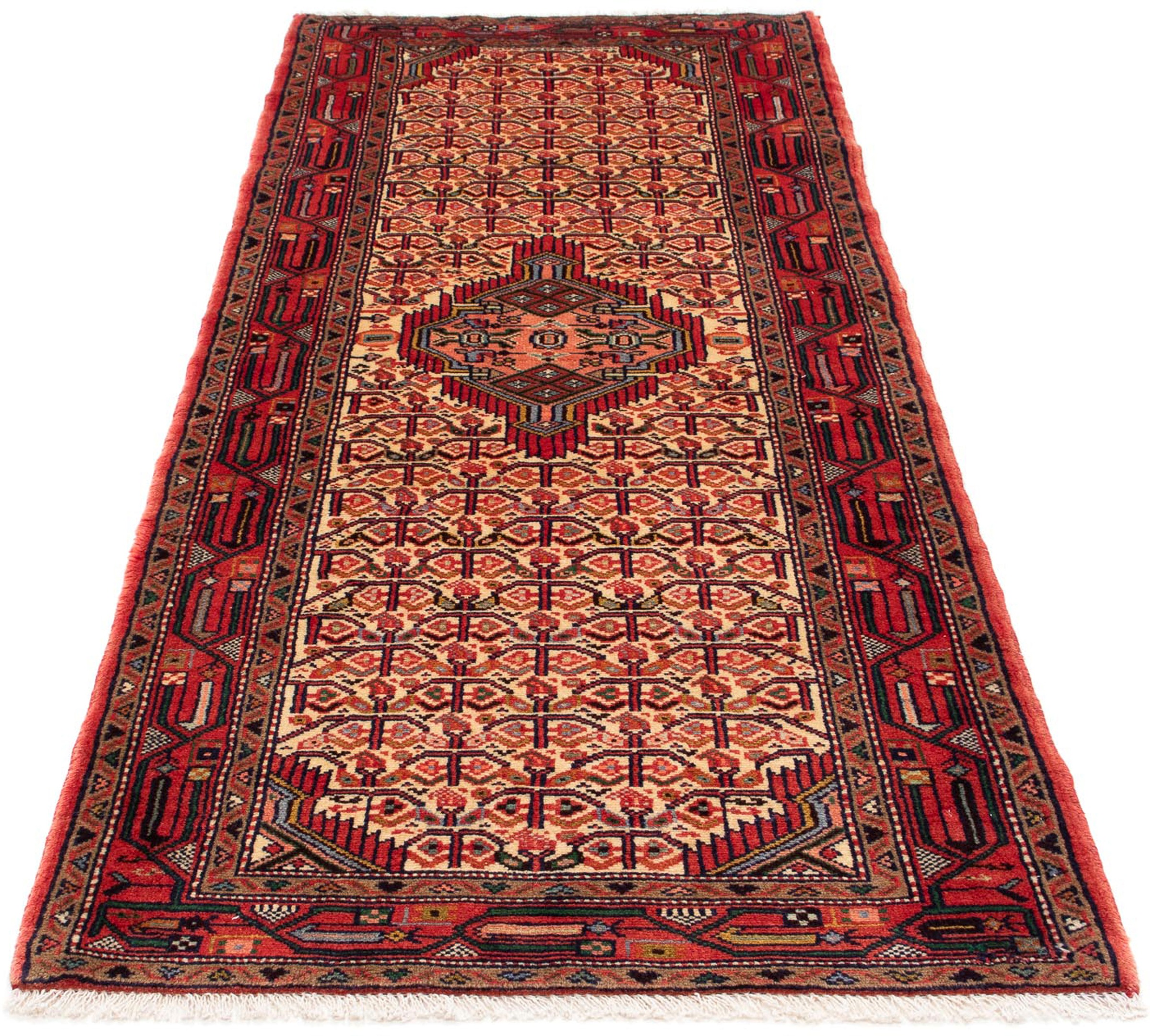 Image of morgenland Orientteppich »Perser - Nomadic - 207 x 86 cm - hellrot«, rechteckig, 10 mm Höhe, Wohnzimmer, Handgeknüpft, Einzelstück mit Zertifikat bei Ackermann Versand Schweiz