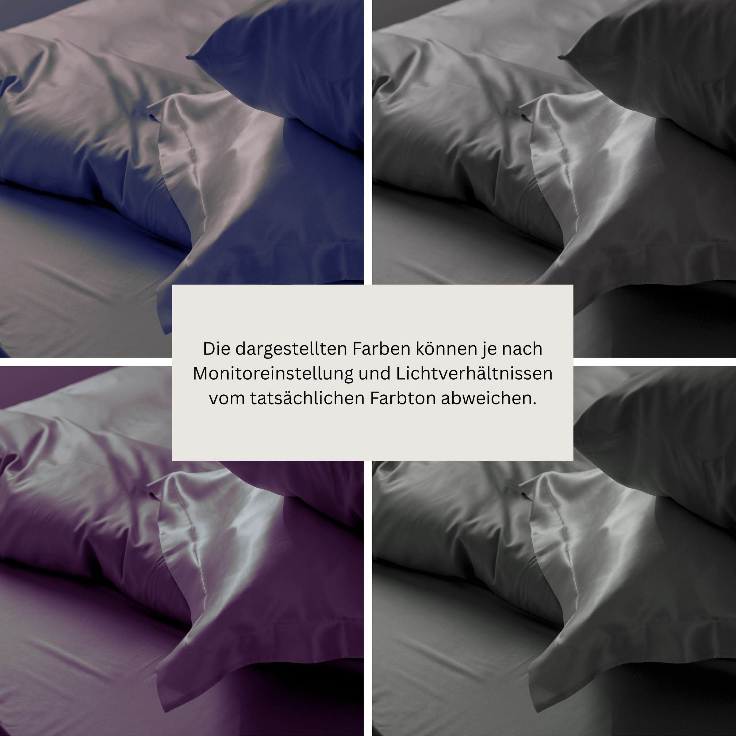 Schiesser Housse de coussin »Ella Kissenhüllenset aus feinstem Baumwollsatin, 40x80 cm« Made in Green