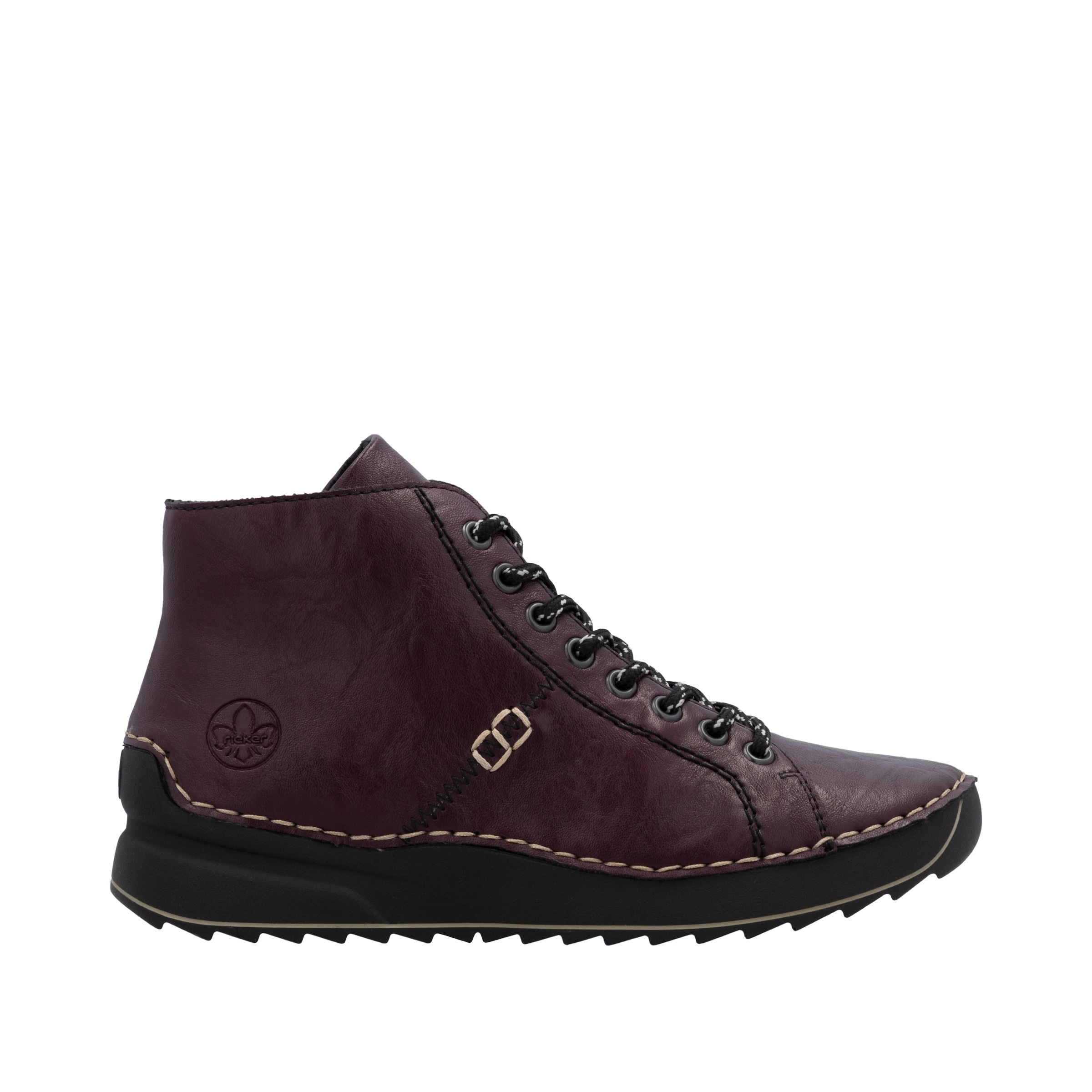 Rieker Bottines à lacets  bottines à lacets, sneakers montantes, bottines à plateforme avec semelle profilée