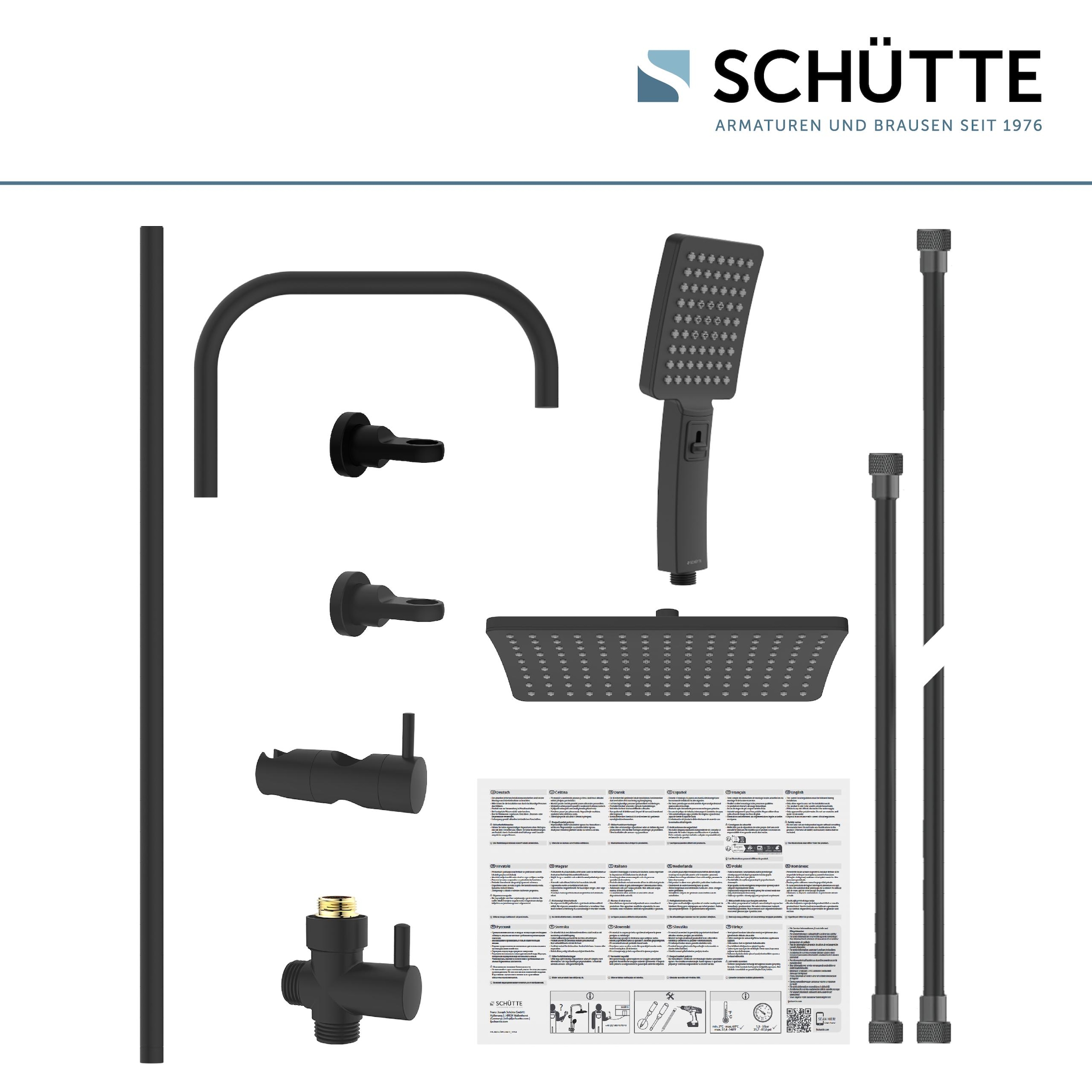 Schütte Garniture de douche »Mallorca« Duschsystem mit Kopfbrause und Handbrause