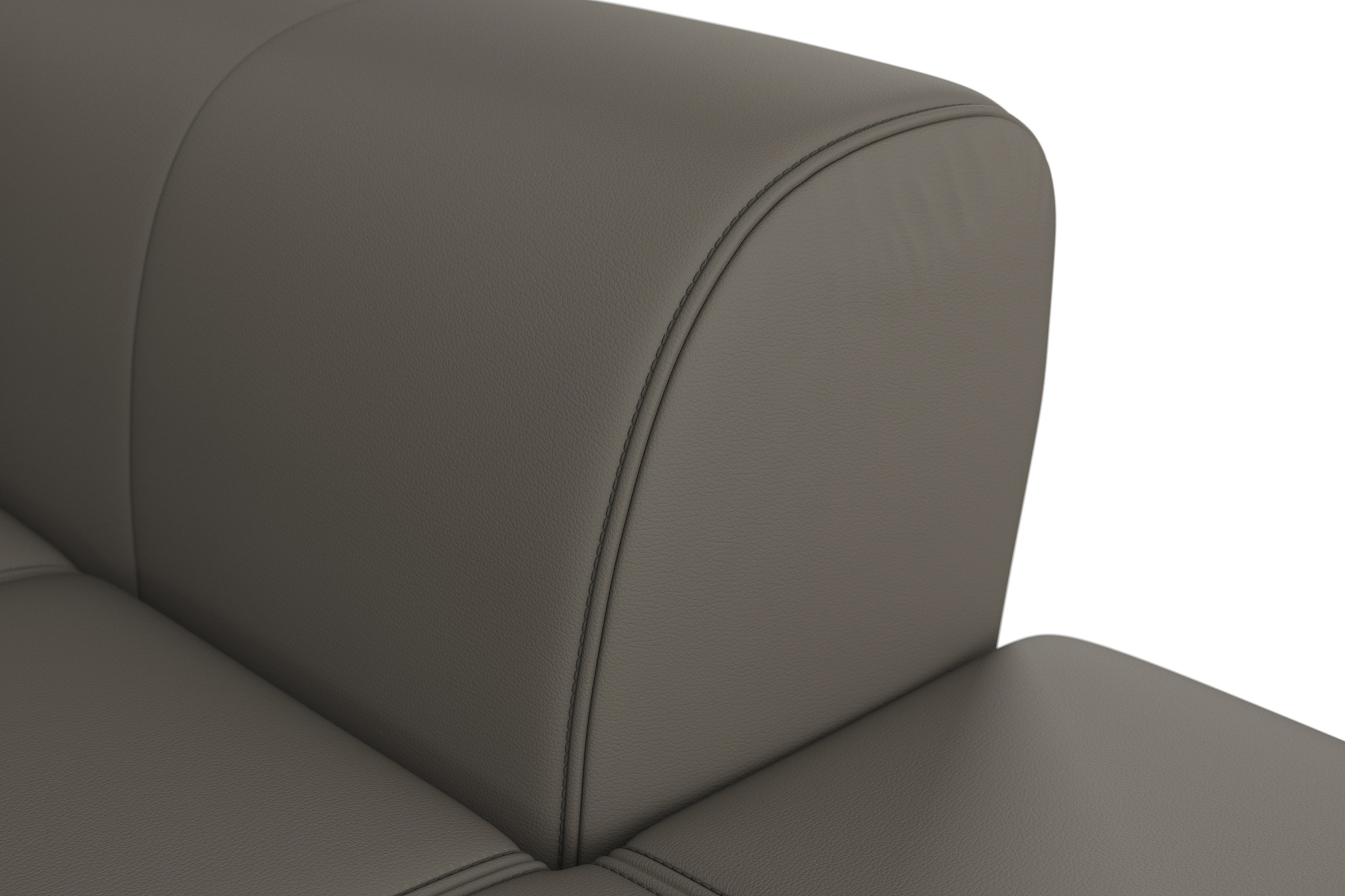 sit&more Ecksofa »Bendigo L-Form«, inklusive Sitztiefenverstellung, Bodenfreiheit 12 cm, in 2 Fussfarben