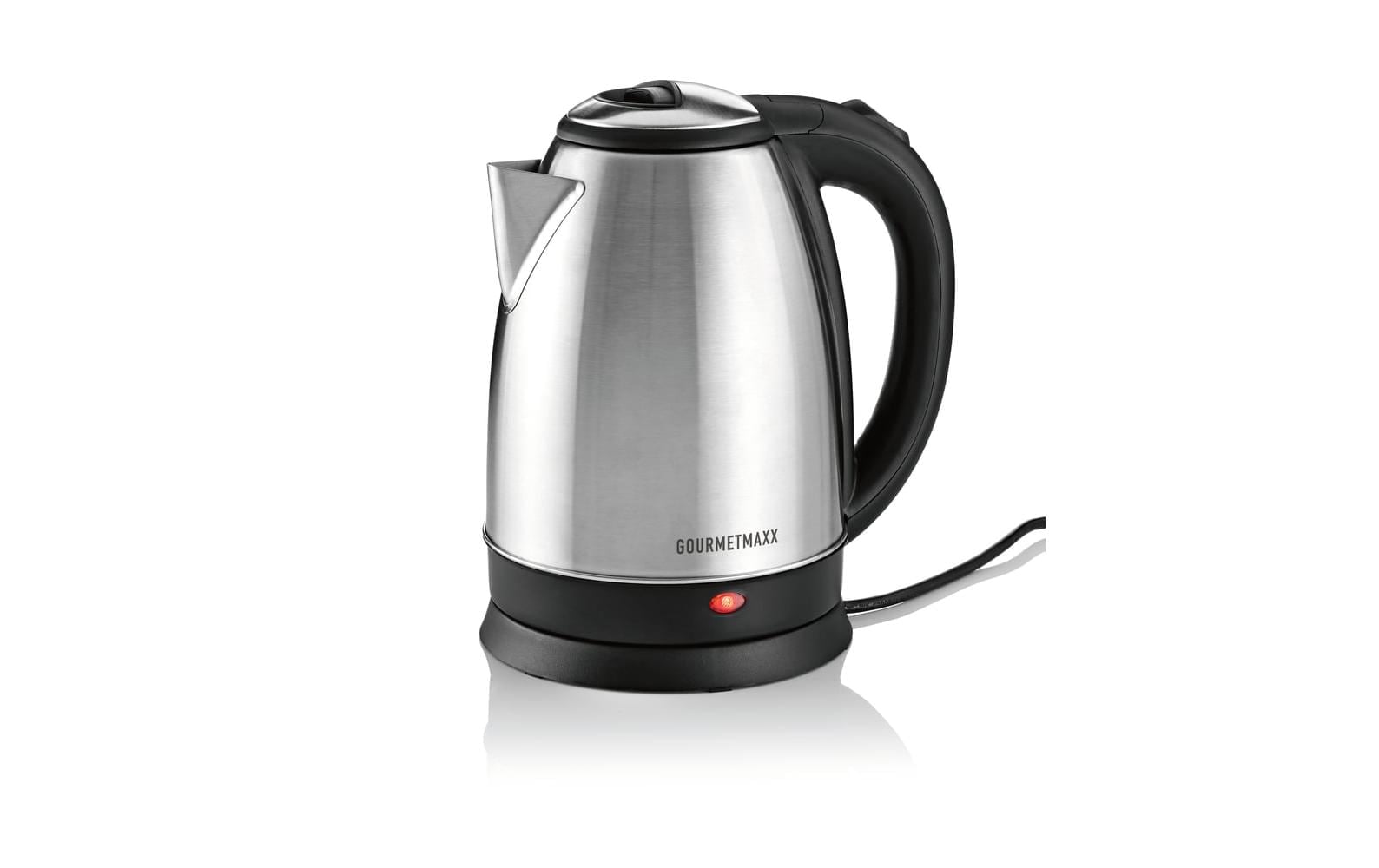 GOURMETmaxx Chauffe-eau »Wasserkocher 30388 1.8 l, Schwarz/Edelstahl«