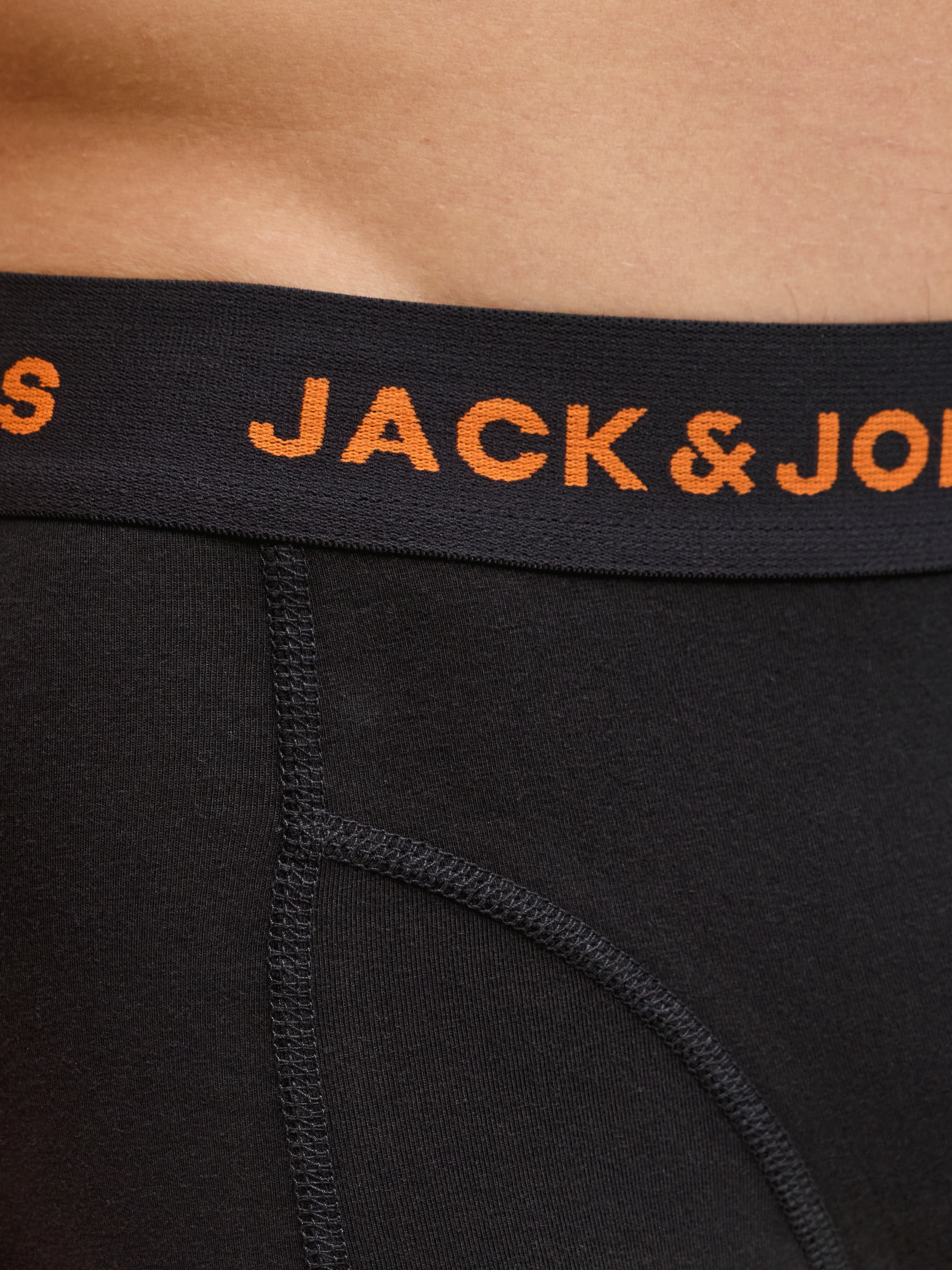 Jack & Jones Tronc »JACBLACK – Formschlüssige Boxershorts mit elastischem Bund« Packung, 5 cuis unifarben, casual, körpernah, Jersey