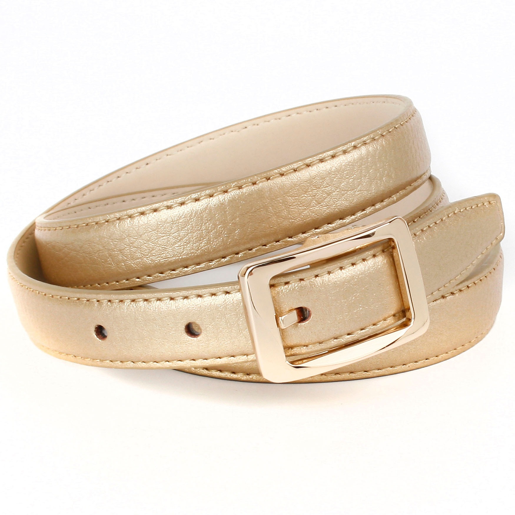 Image of Anthoni Crown Ledergürtel, in Hirschprägung mit goldfarbener Schliesse bei Ackermann Versand Schweiz