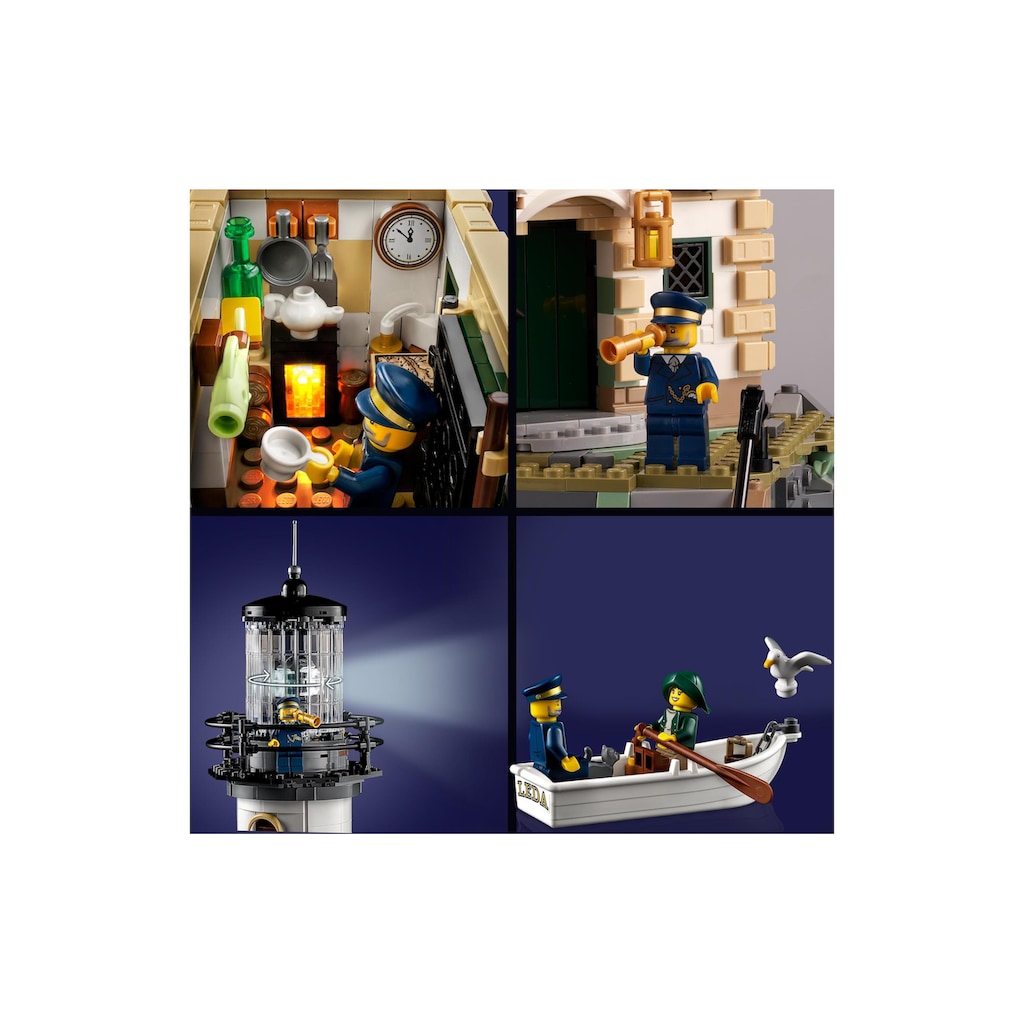 LEGO® Konstruktionsspielsteine »Motorisierter Leuchtturm 21335«, (2065 St.)