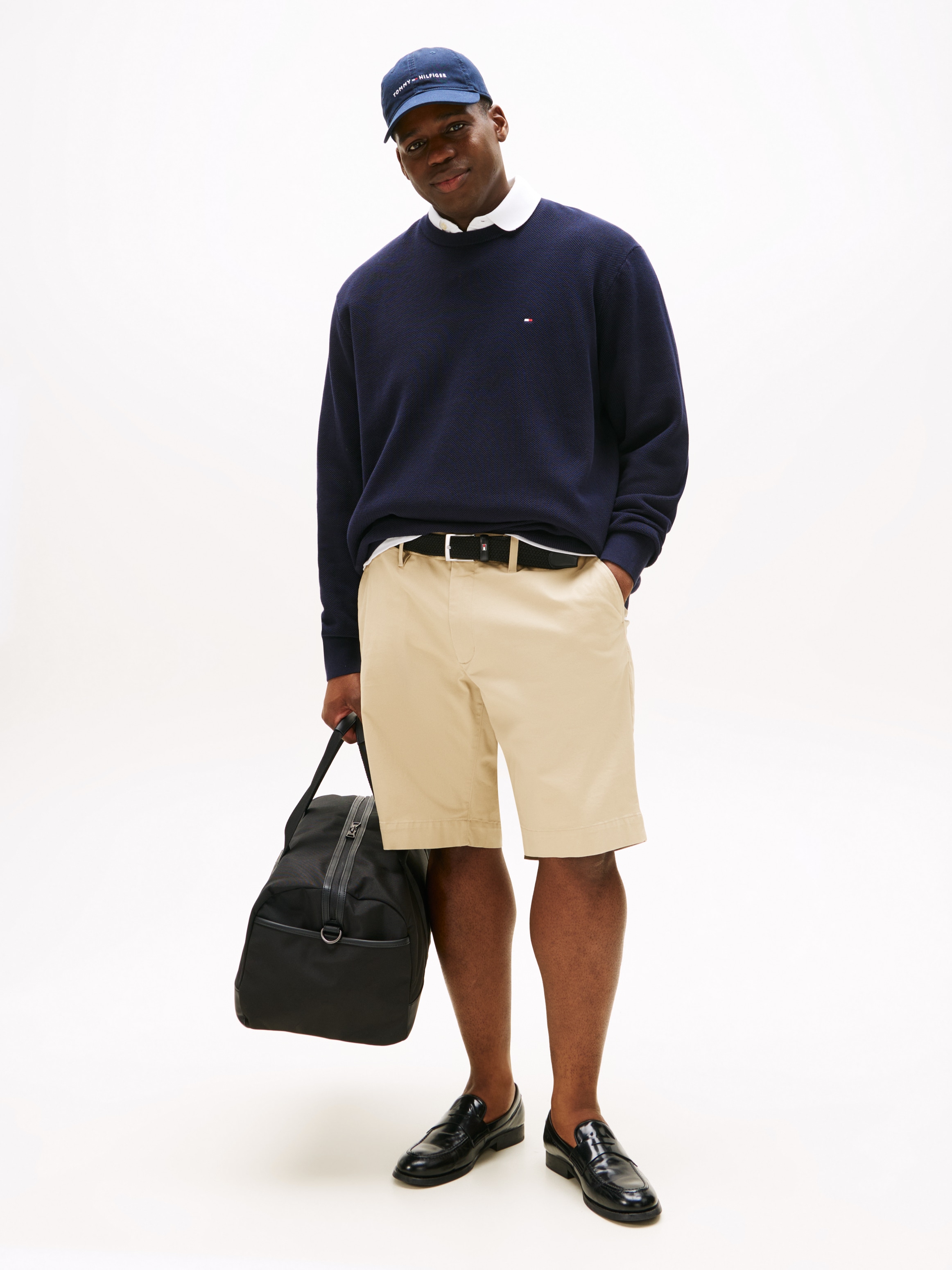 Tommy Hilfiger Big & Tall Rundhalspullover »BT-ESSENTIAL STRUCTURE CREW NECK«, Grosse Grössen