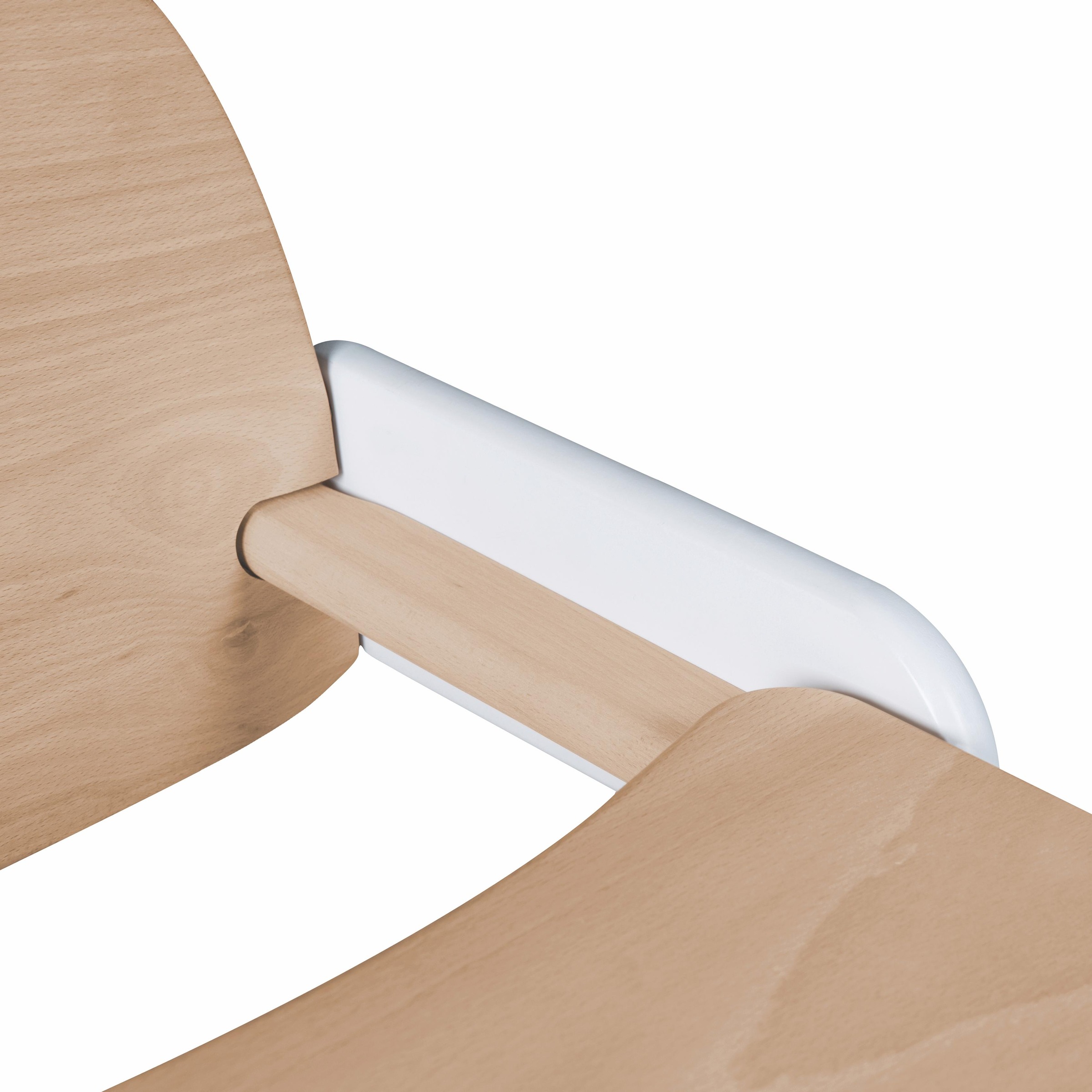 roba® Hochstuhl »Treppenhochstuhl, Kid Up, natur/weiss«, aus Holz