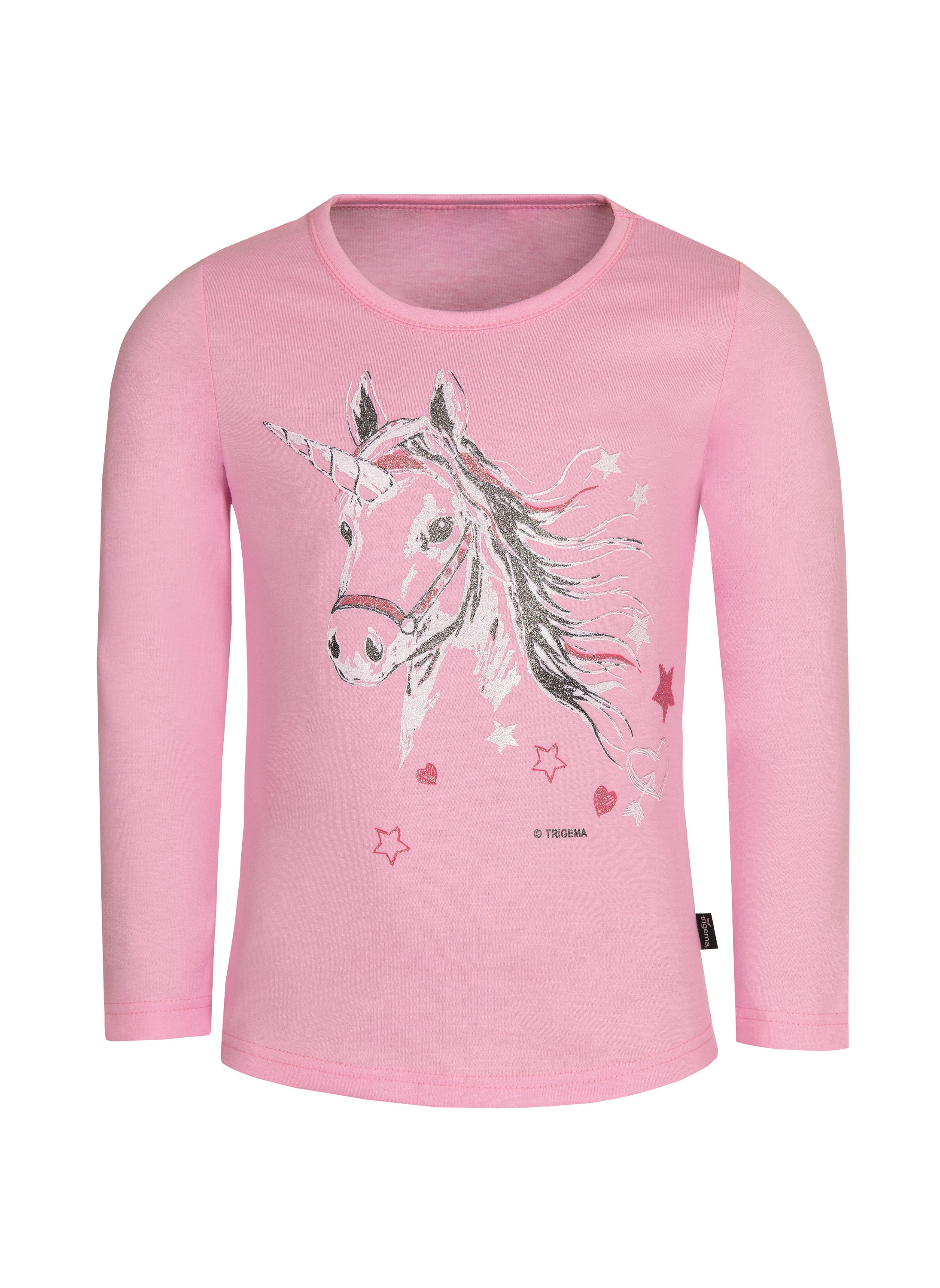 Image of Trigema Langarmshirt, mit grossem Glitzermotiv bei Ackermann Versand Schweiz