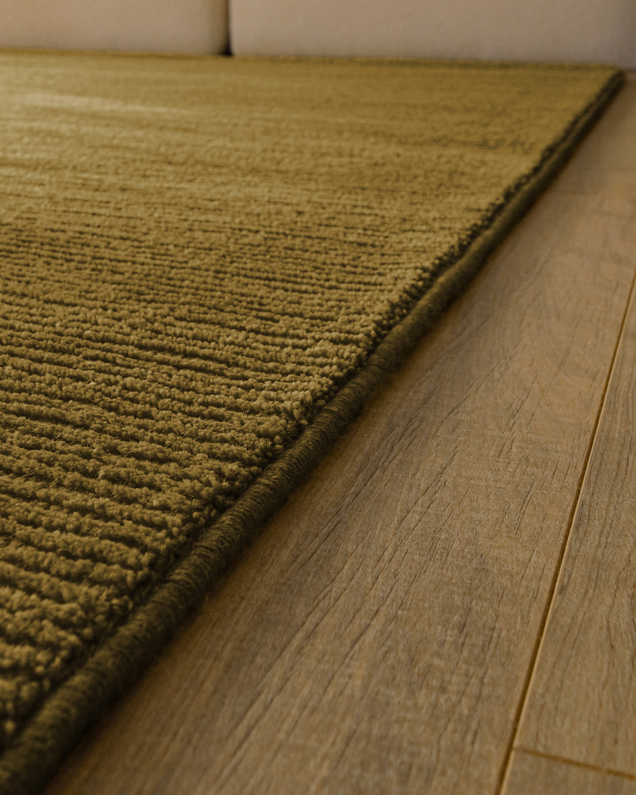 Wecon home Tapis »Castello ONE« Rectangulaire 7 mm Höhe Schurwolle, Kurzflor mit Hoch-Tief-Effekt, Wohnzimmer, Streifenmuster