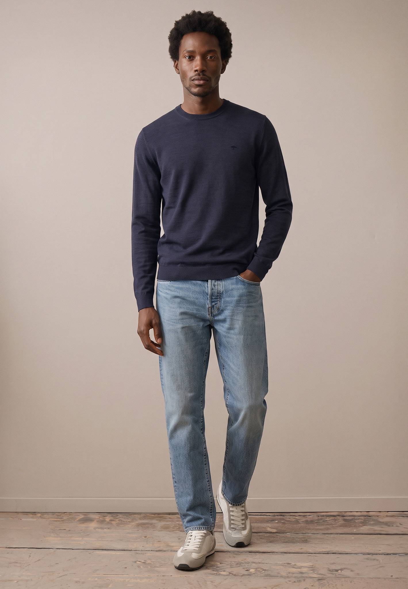 FYNCH-HATTON Pull en laine mit Wolle