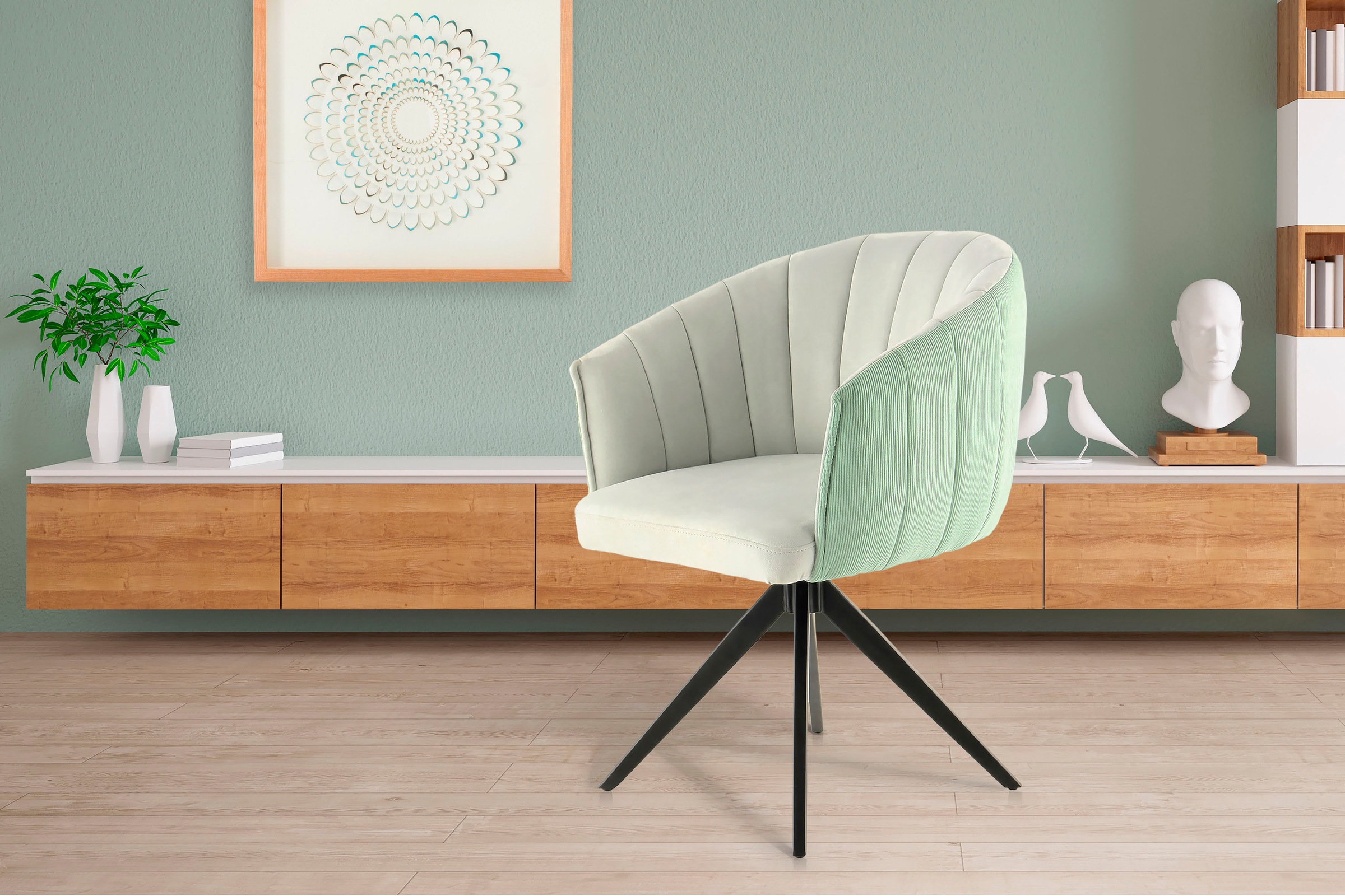 Image of Kayoom Polsterstuhl »Stuhl Keira 125«, solides Gestell aus Metall bei Ackermann Versand Schweiz