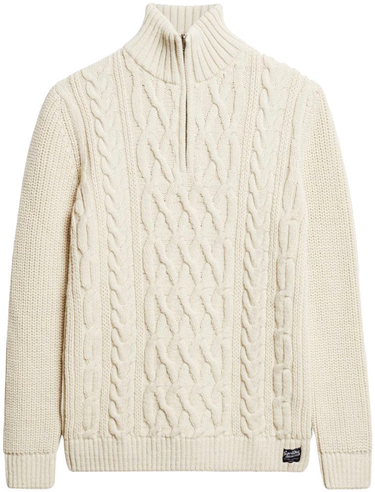 Superdry Strickpullover »Jacob Cable Knit Half Zip«
