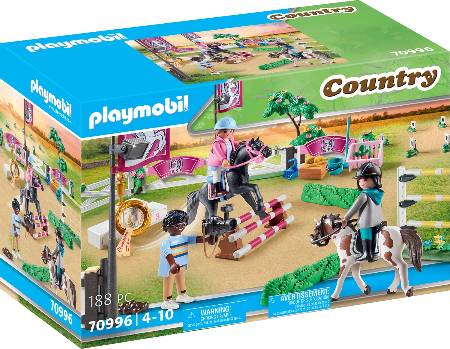 Image of Playmobil® Konstruktions-Spielset »Reitturnier (70996), Country«, (188 St.), Made in Germany bei Ackermann Versand Schweiz