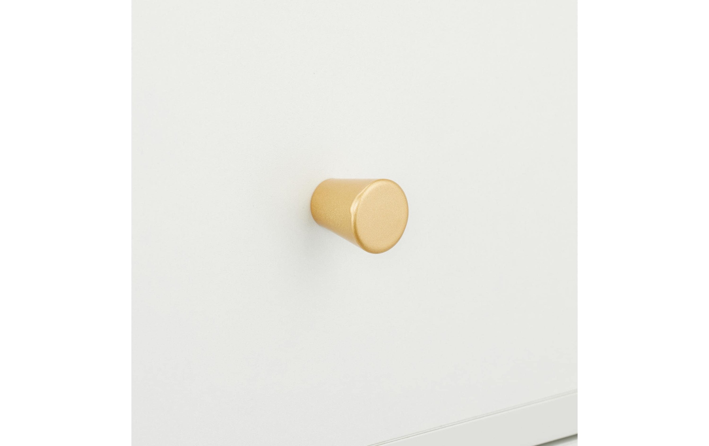 relaxdays Table de nuit »41.5 x 40 x 32.5 cm« Bettschränkchen mit goldenen Beinen