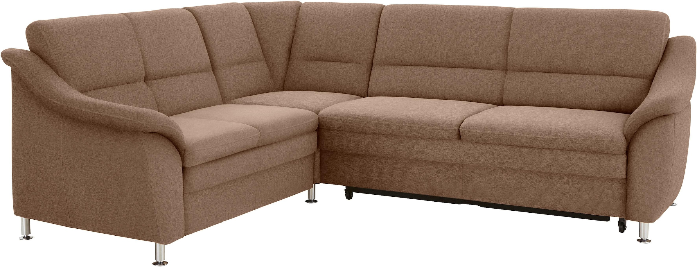 Image of sit&more Ecksofa "Cardoso L-Form" mit Federkern, wahlweise mit Schlaffunktion und Schubkasten