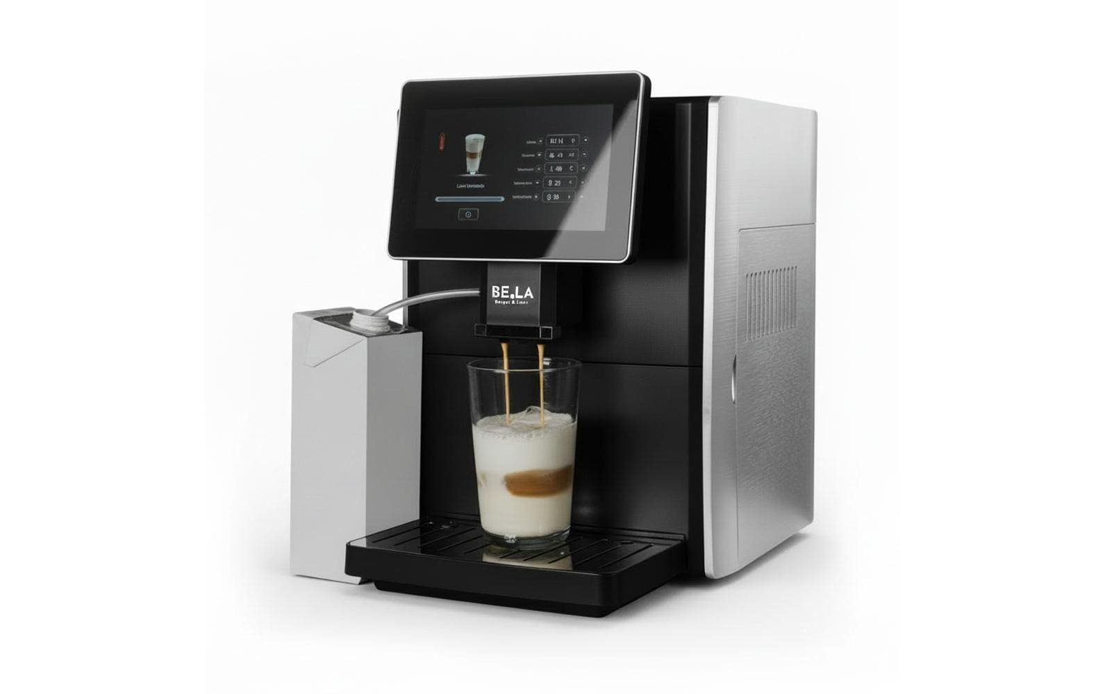 Image of Kaffeevollautomat "Berger Lanz Mucho Gusto" Kaffeevollautomat mit 19 Bar und HD Touchdisplay