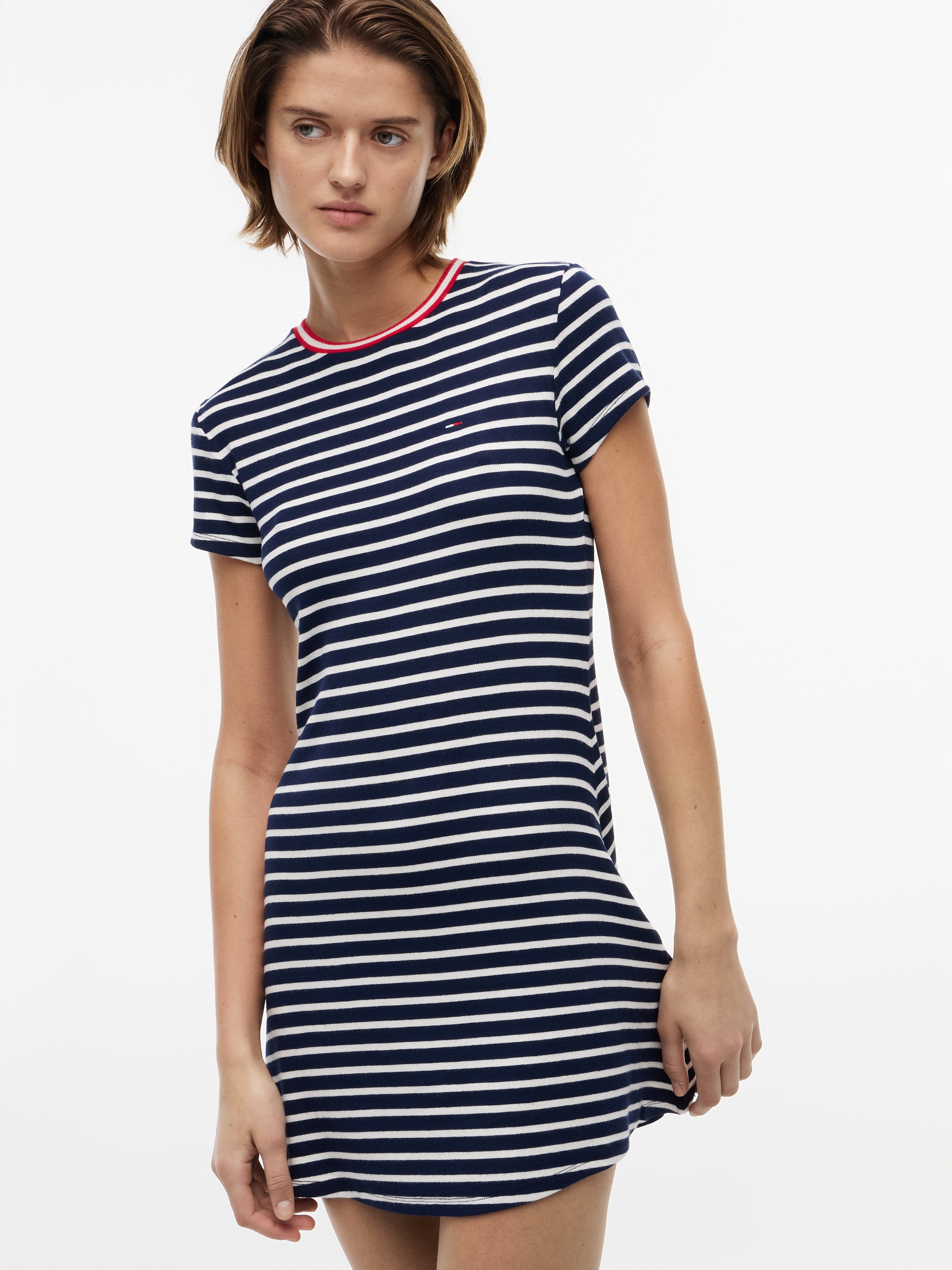 Image of Tommy Jeans Minikleid "TJW F&F JERSEY DRESS" Viskosemischung