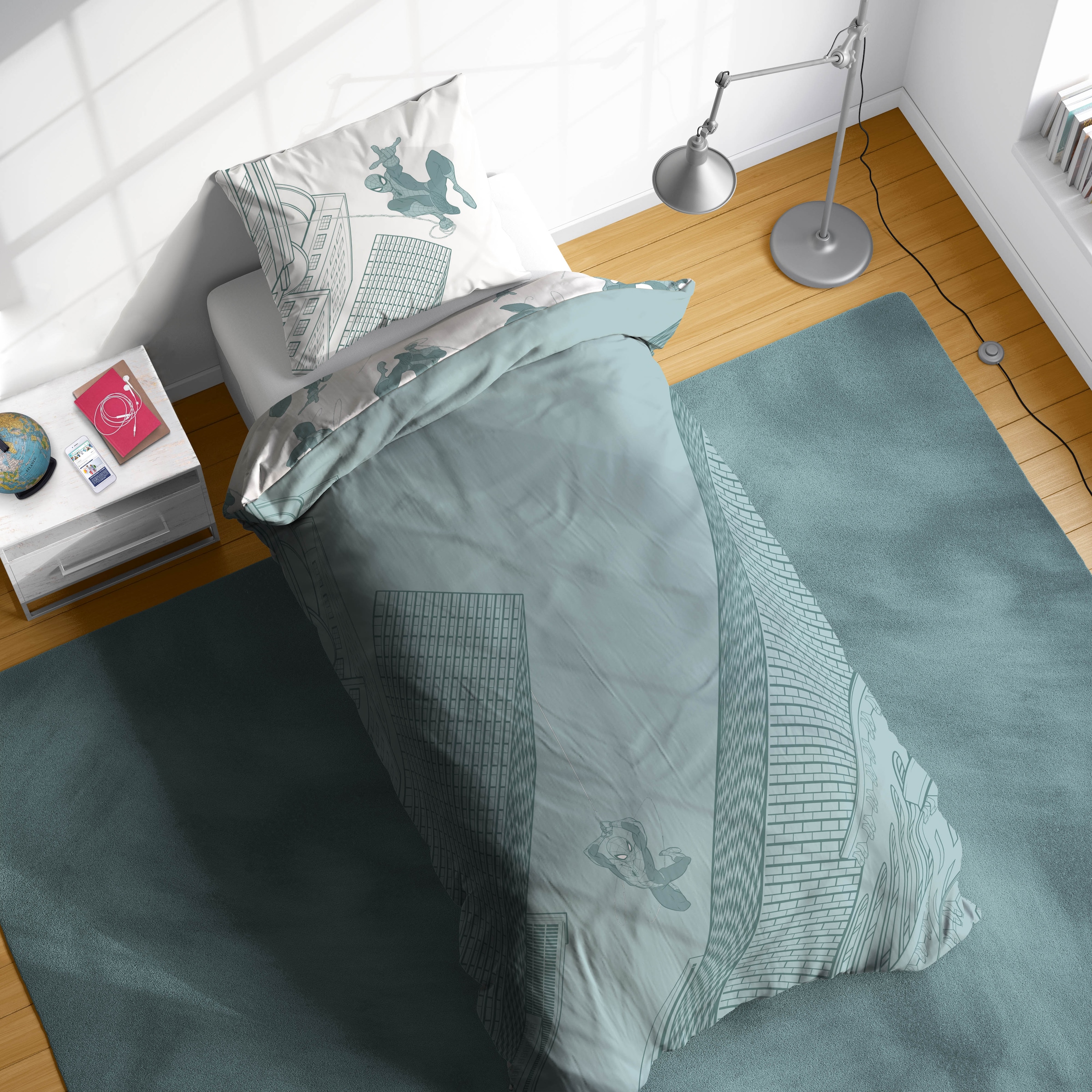 Spiderman Linge de lit pour enfants »Marvel Spider-Man Spidey« 2 100% coton