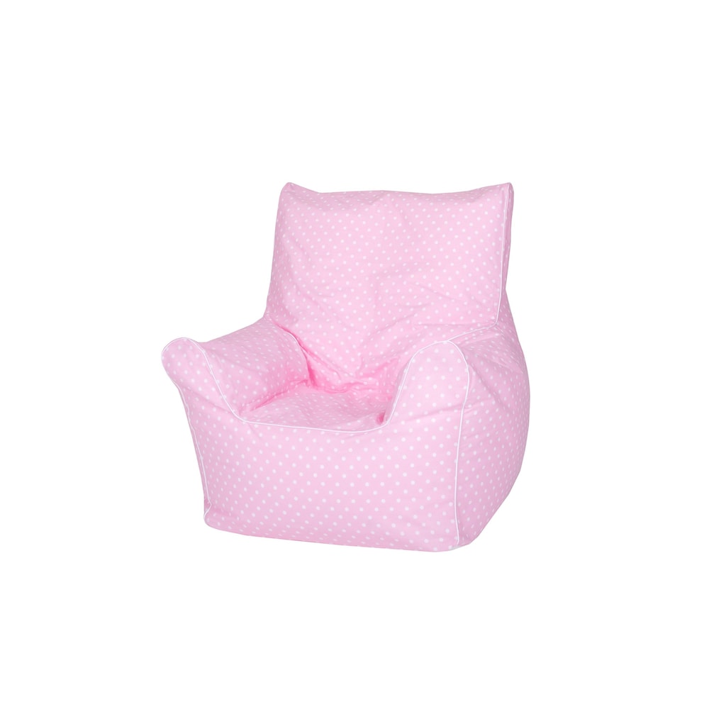 Knorrtoys® Sitzsack »Junior - Pink White Dots«