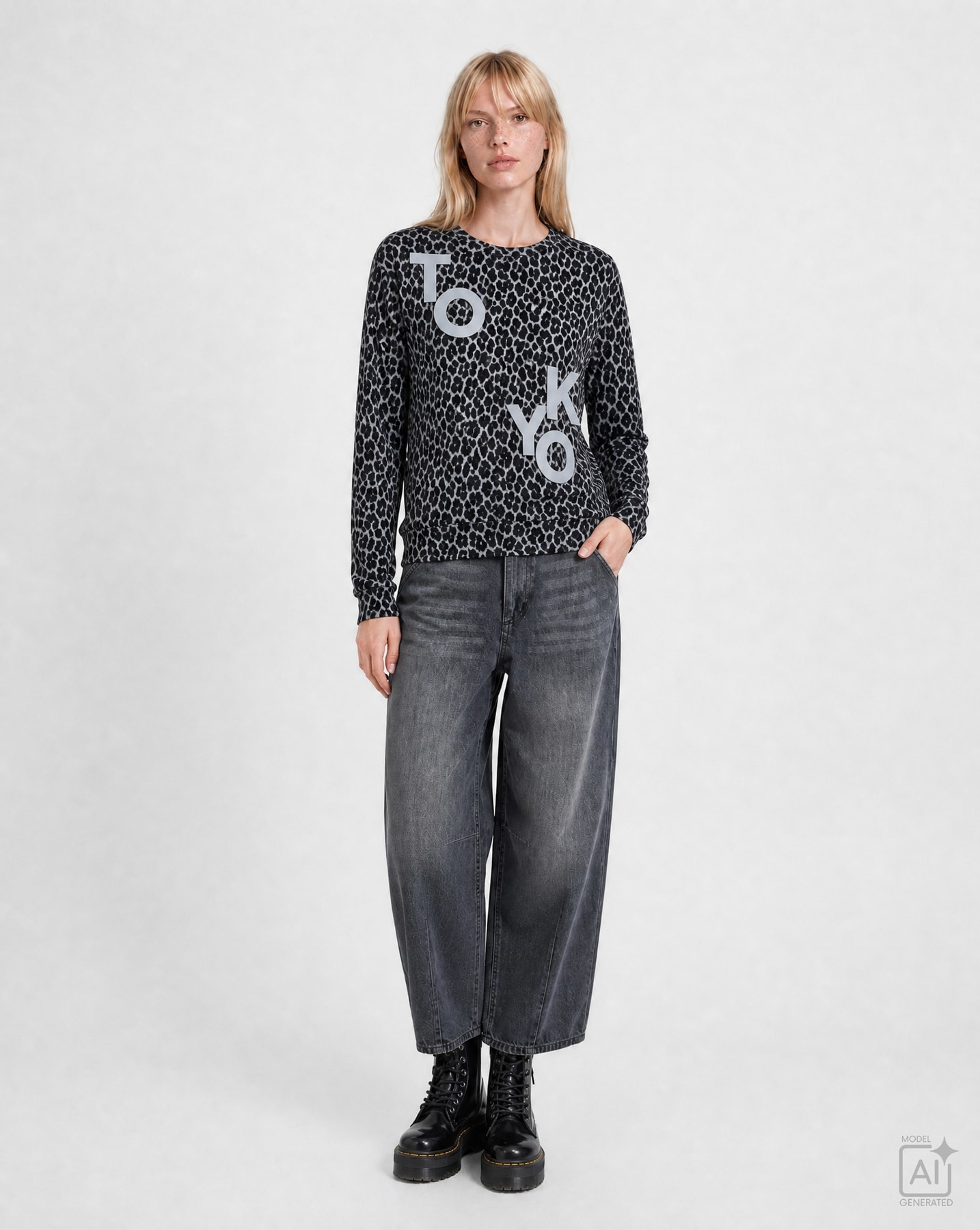 Smith & Soul Sweat-shirt , Avec imprimé intégral, oversize
