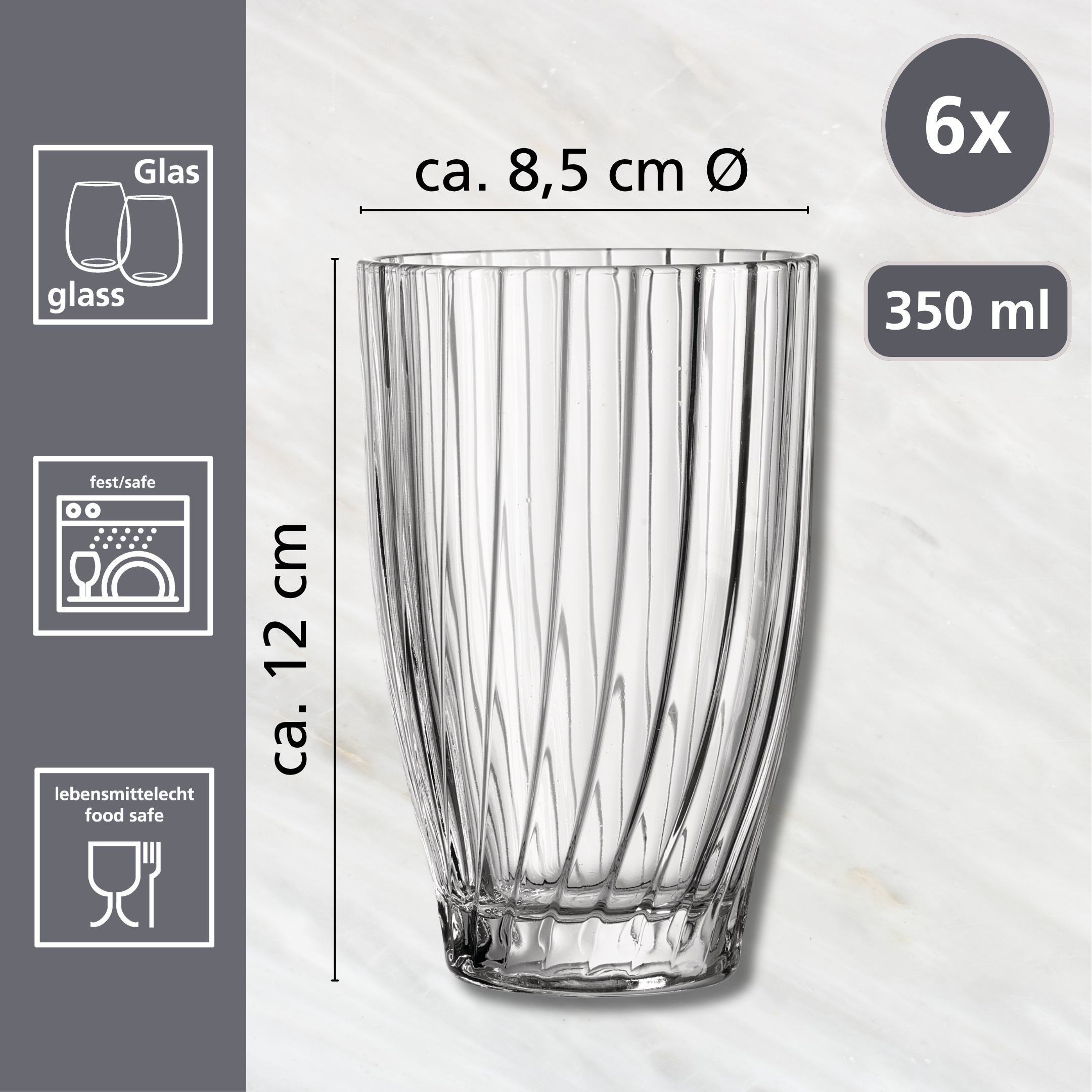 Ritzenhoff & Breker Gläser-Set »Samba« je 350 ml