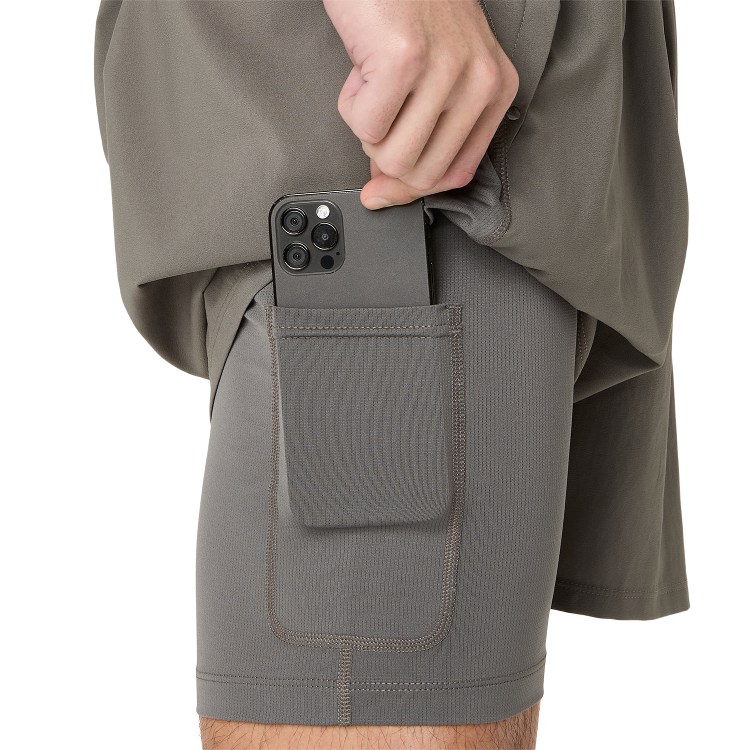Asics Short de course »ROAD 2-N-1 7IN SHORT«  2-in-1 Design, mit Eingrifftaschen, sportlicher Stil