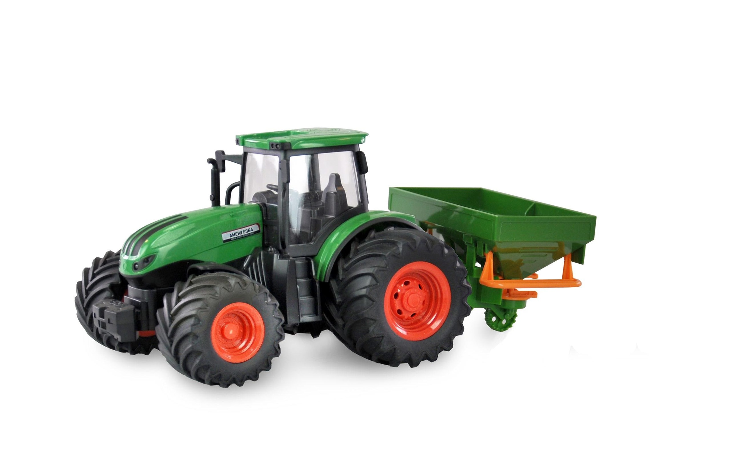 Image of Amewi RC-Traktor "mit Düngerstreuer, Grün RTR"