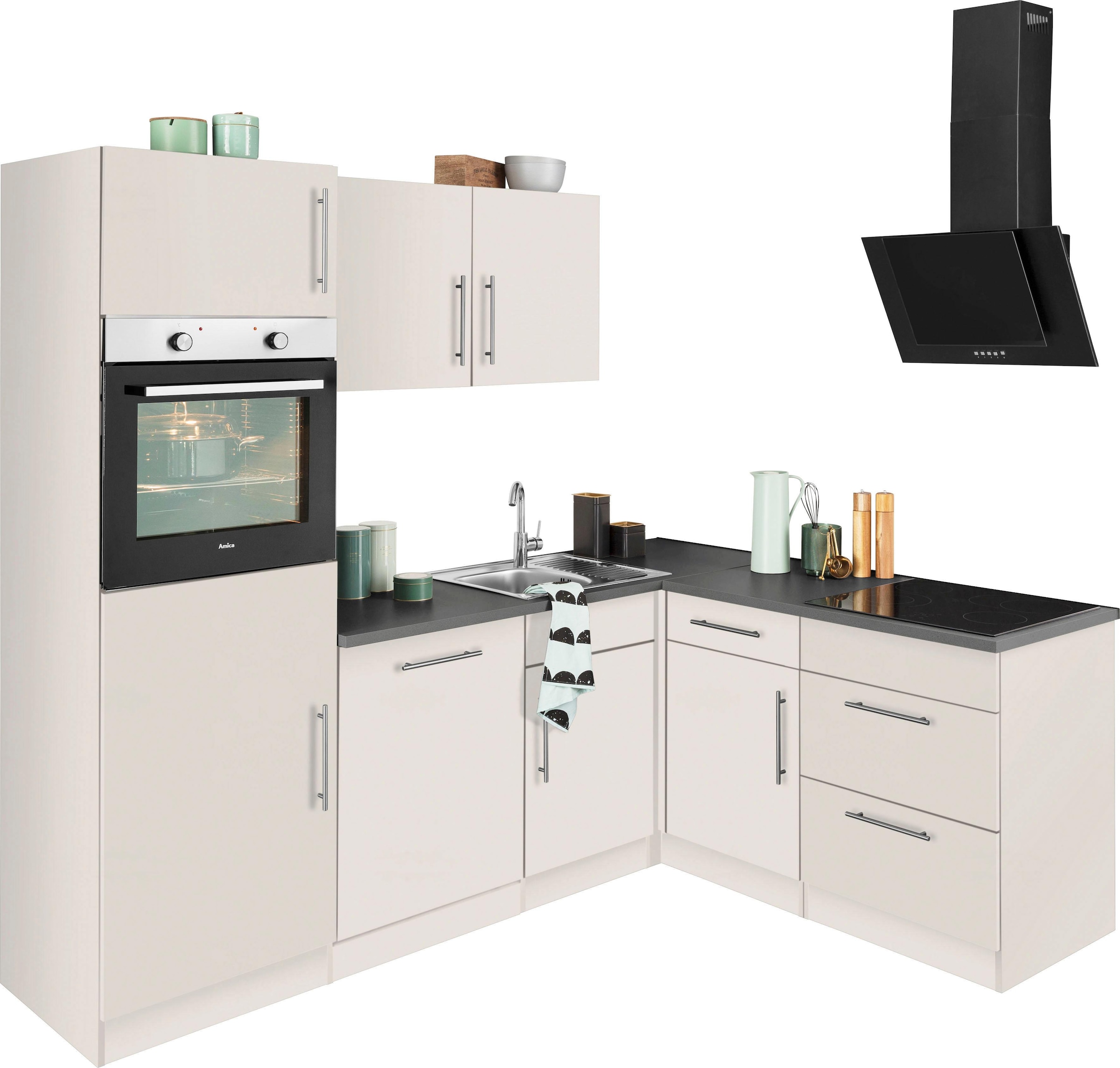 »Cali«, Stellbreite ♕ wiho x Küchen E-Geräten, 170 versandkostenfrei mit cm auf 230 Winkelküche