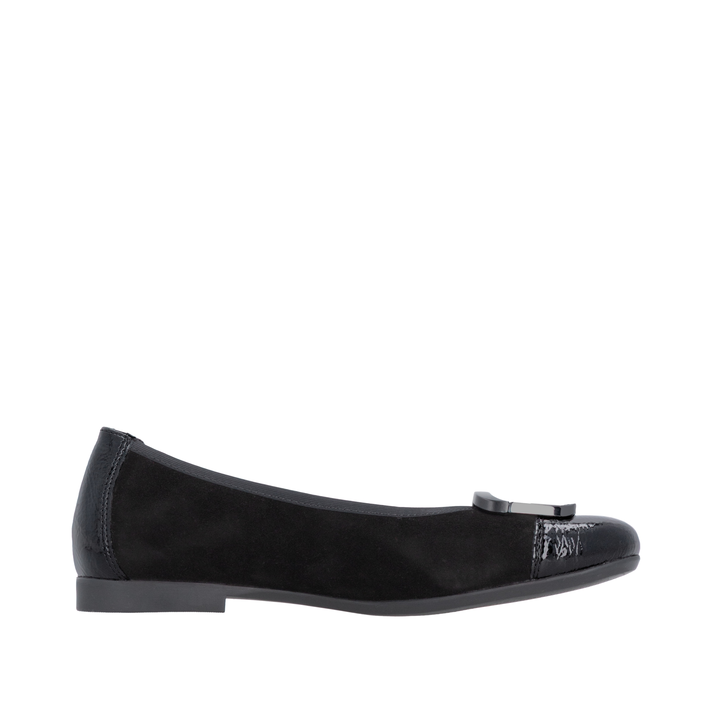 Remonte Ballerine  ballerine, chaussure de ville, chaussure de fête avec bout verni