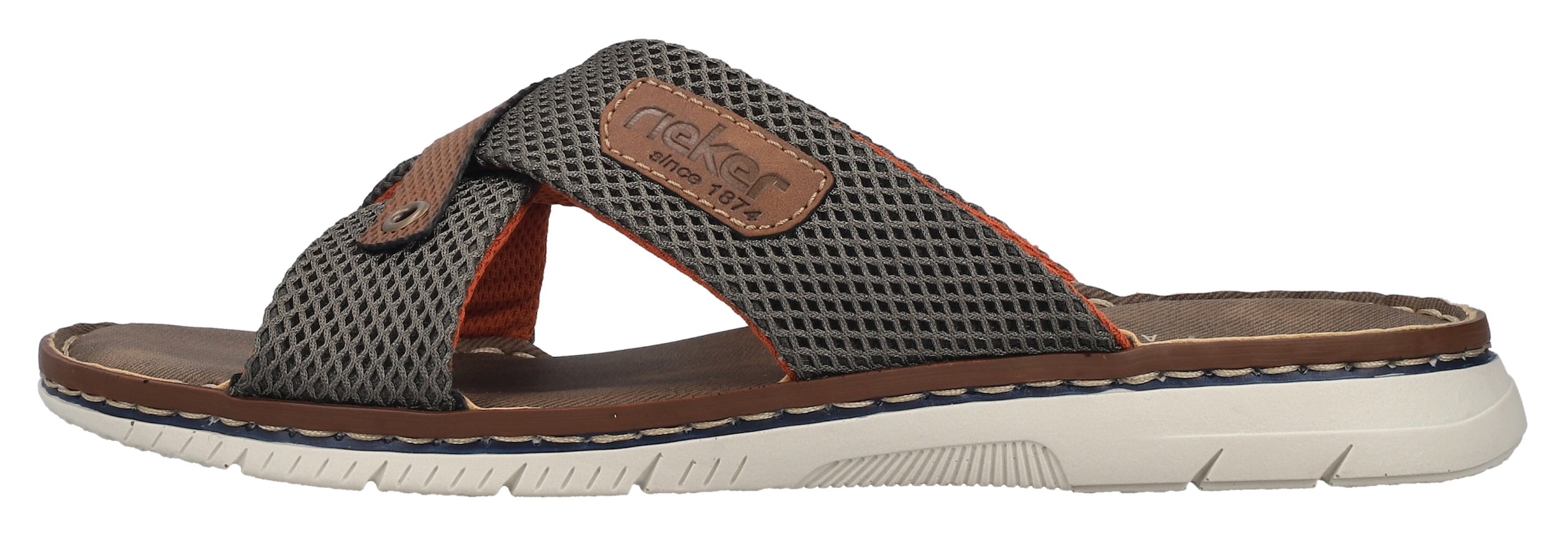 Rieker Pantolette  Sommerschuh, Hausschuh, Strandschuh zum Schlupfen