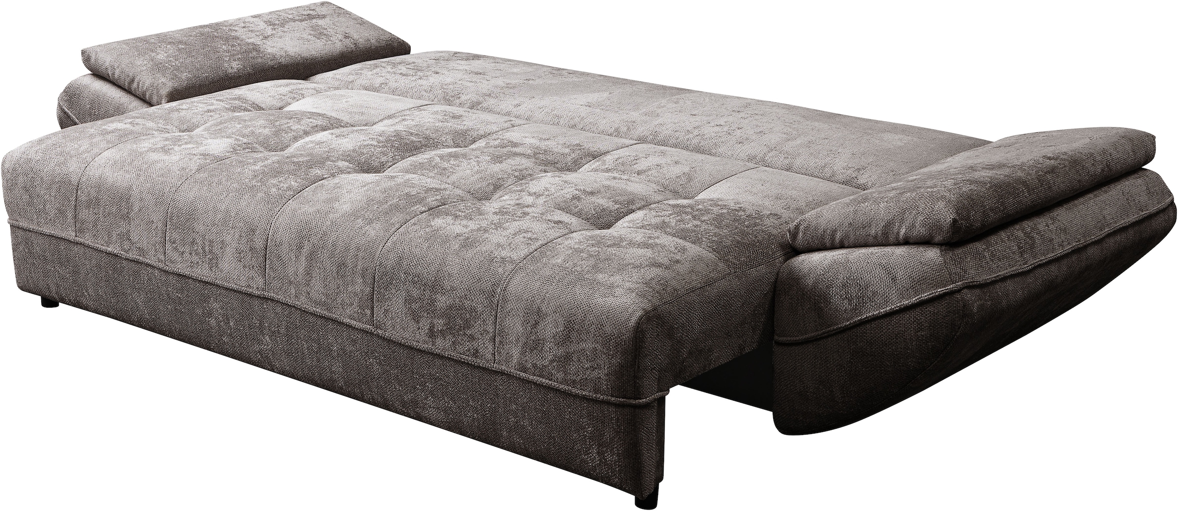 exxpo - sofa fashion Canapé Big incl. fonction lit et coffre, grand confort d'assise, matelassage sur l'assise