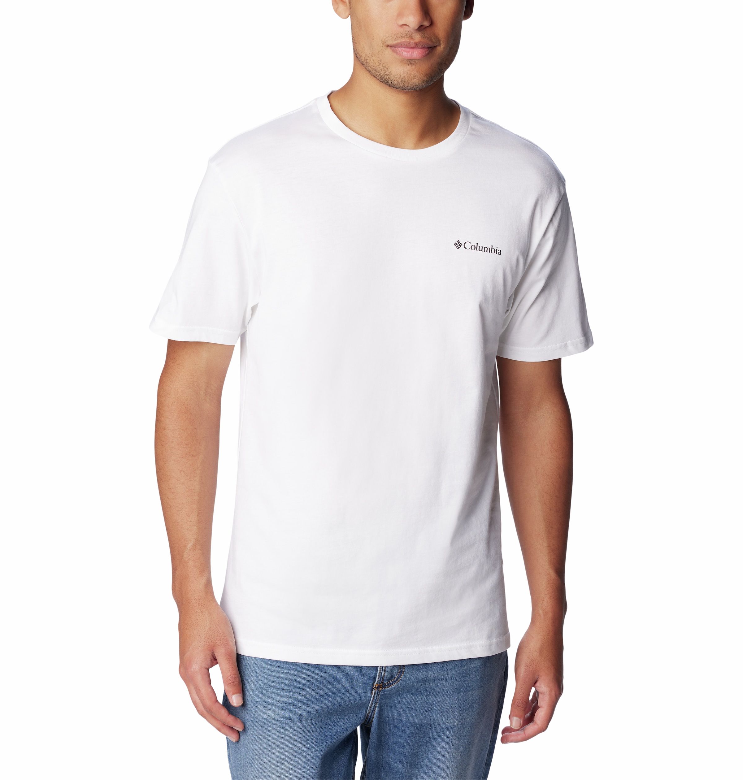 Image of Columbia T-Shirt "CSC BASIC LOGO SHORT SLEEVE" kurze Ärmel, sportlicher Stil, für Wandern und Trekking