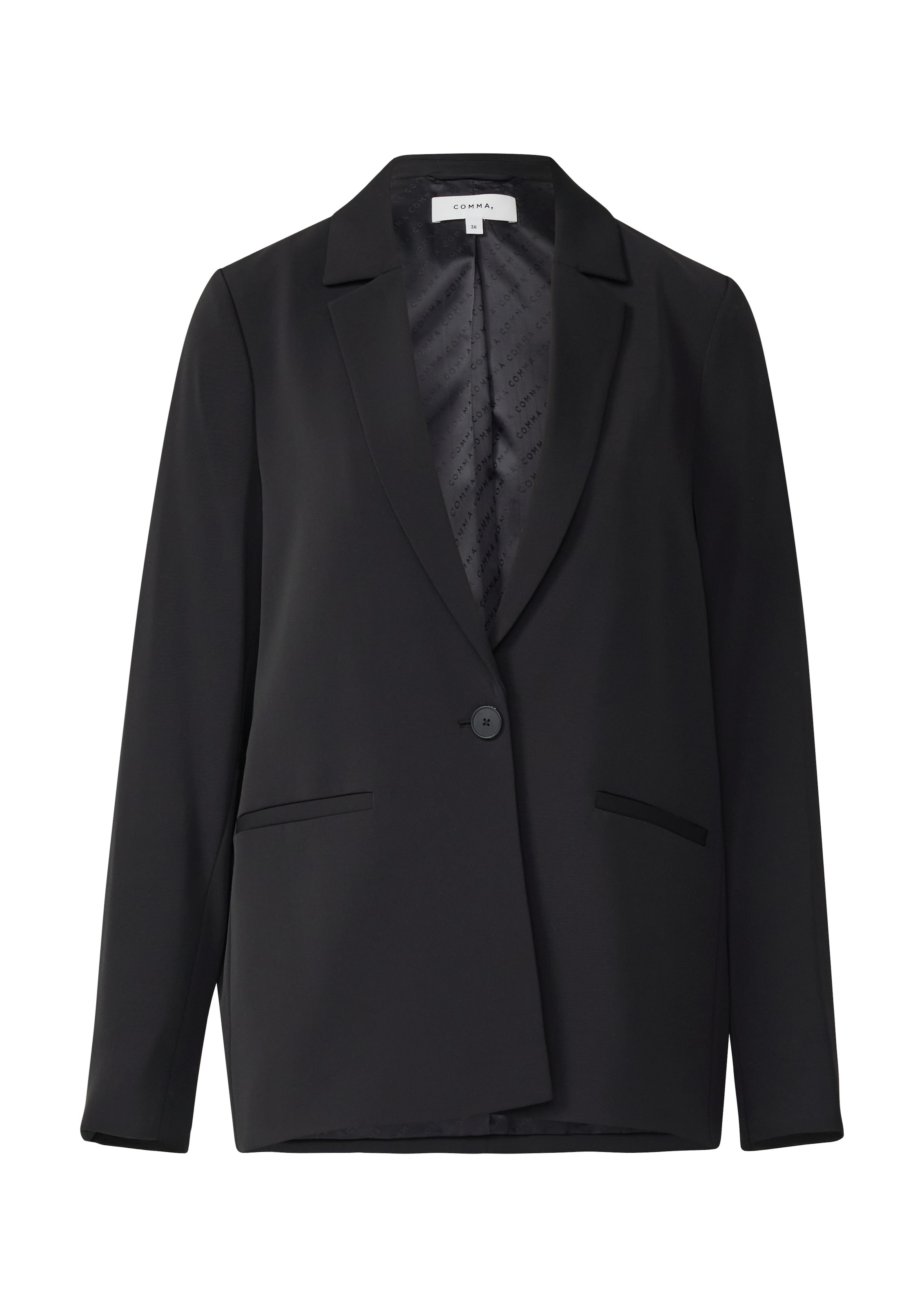 Comma Veste blazer blazer oversize avec col à revers