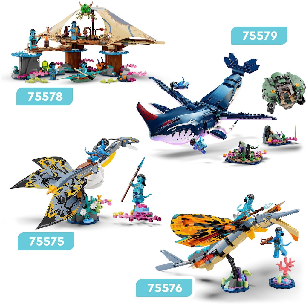 LEGO® Konstruktionsspielsteine »Payakan der Tulkun und Krabbenanzug (75579), LEGO® Avatar«, (761 St.)