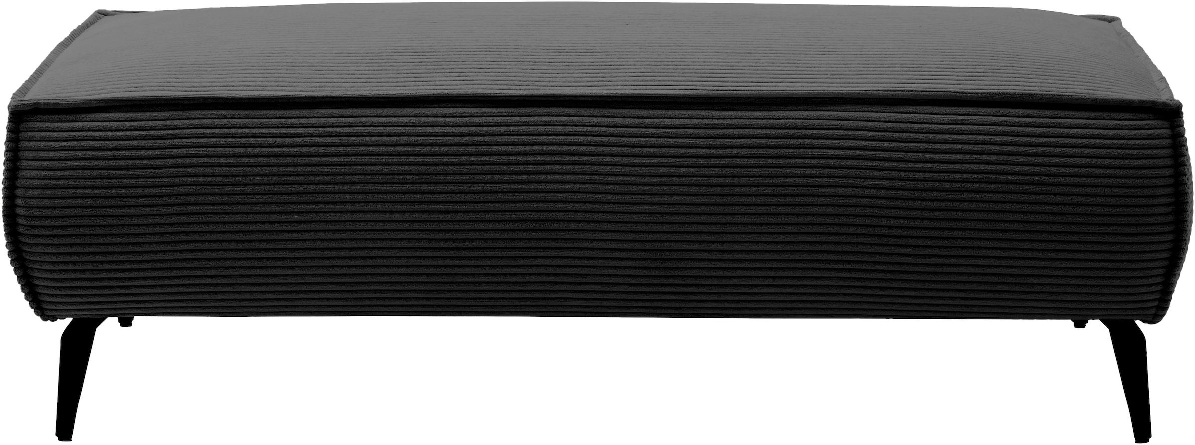 Home affaire Wohnlandschaft »mit Hocker, TVINNU, moderne U-Form in Cord oder Leinenoptik« Recamiere rechts/links, stellbar zum Schlafsofa (Krokodilverbinder)