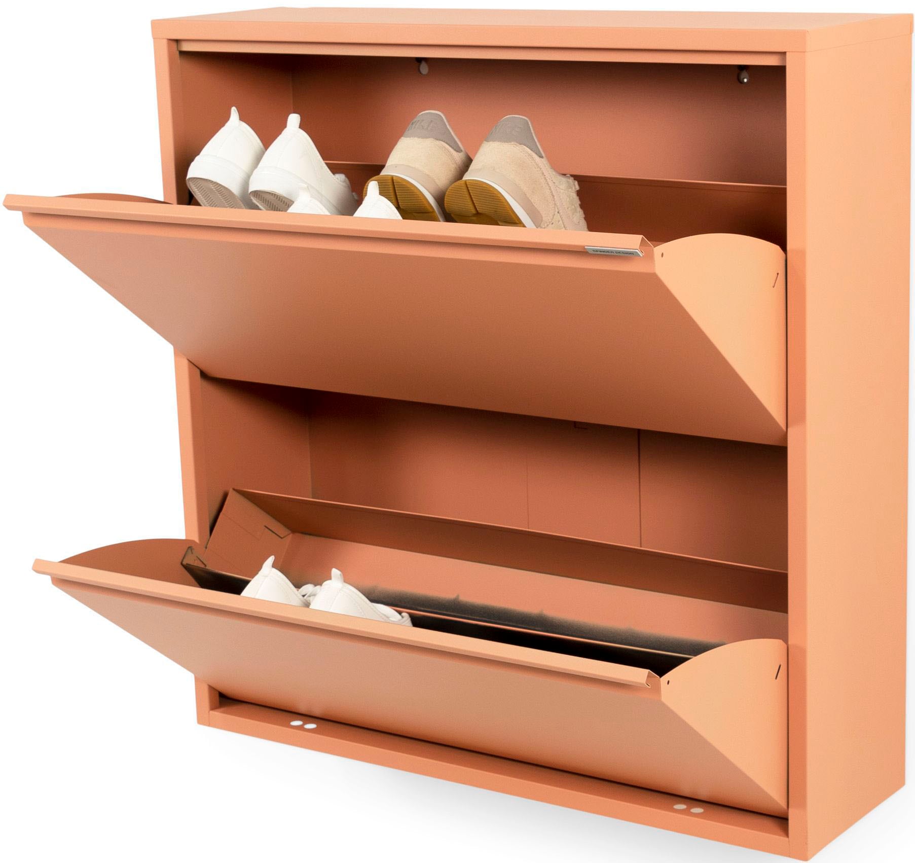 Spinder Design Schuhschrank Metall, Breite 75 cm