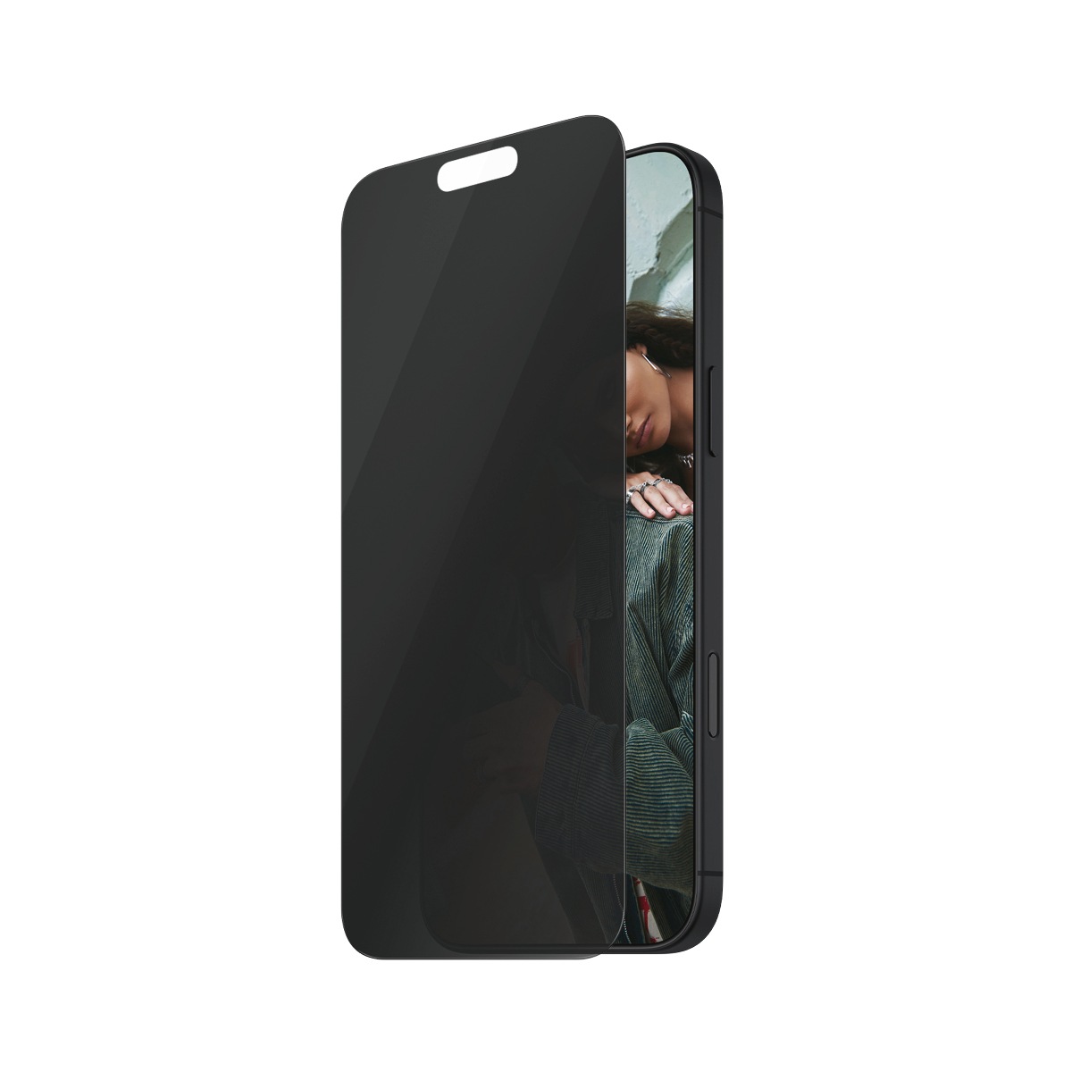 SAFE by PanzerGlass Displayschutzglas »Side-View Privacy Screen Protection«, für Apple iPhone 16 Pro Max, (1 St.), Displayschutzfolie, Schutzfolie, Bildschirmschutz, kratz- & stossfest