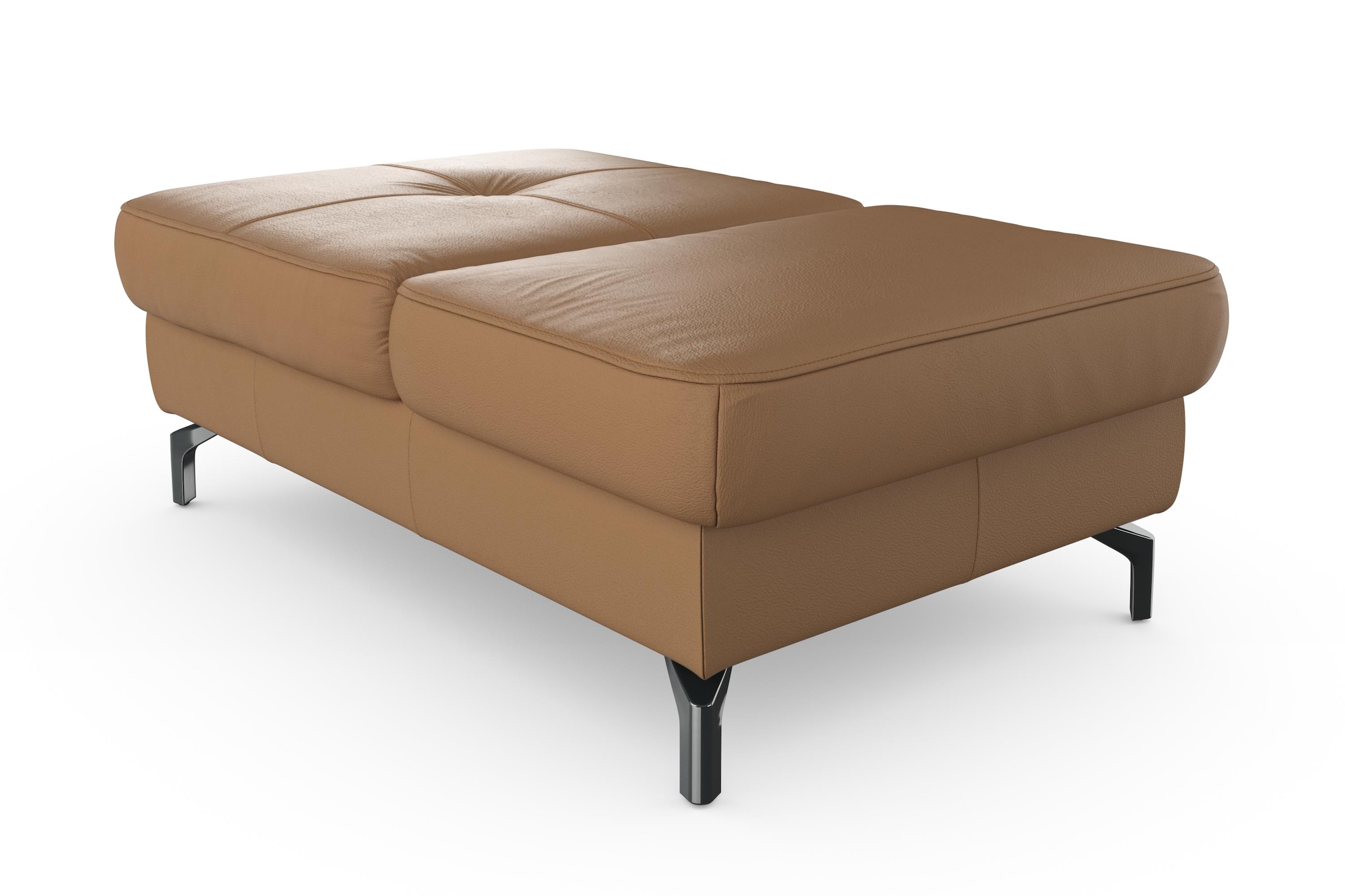 sit&more Hocker »Bendigo«, mit Klappfunktion, Bodenfreiheit 12 cm, wahlweise in 2 Fussfarben