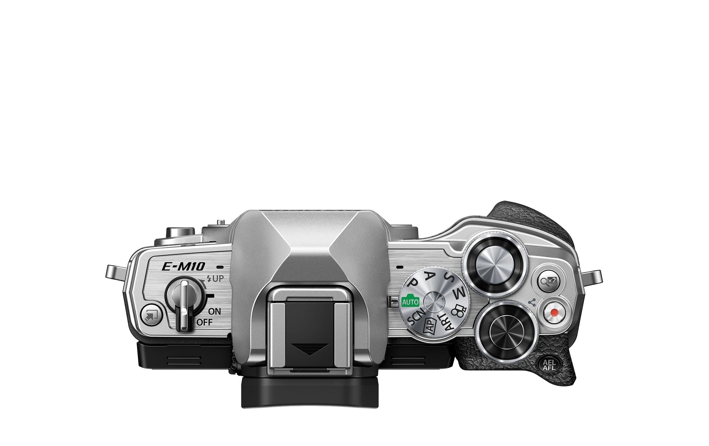 Olympus Kompaktkamera »E-M10 Mark IV Body Silber«, 20,3 MP, WLAN (WiFi)