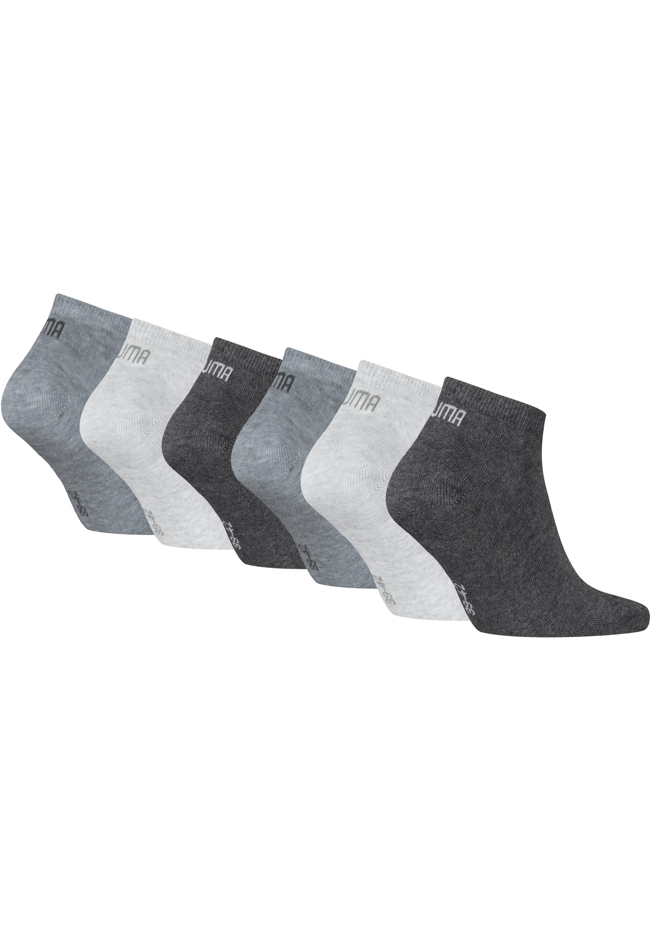 PUMA Sneakersocken »PU Sneaker Socks 6-pack« Packung, 6 Paar tlg. mit modischen PUMA-Branding