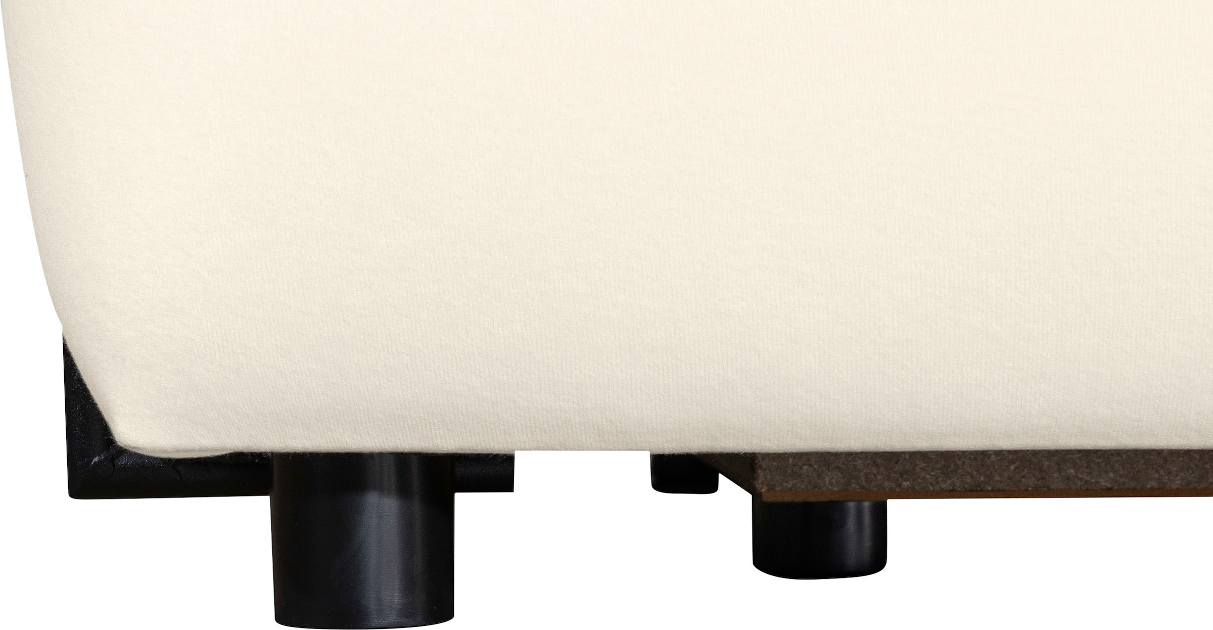 COLLECTION AB Schlafsofa »Maria, B: 191 cm, Liegefl. 143x190 cm« Schlaffunktion,Bettkasten,Bonnelfederkern,Moderne Armlehnen aus Metall