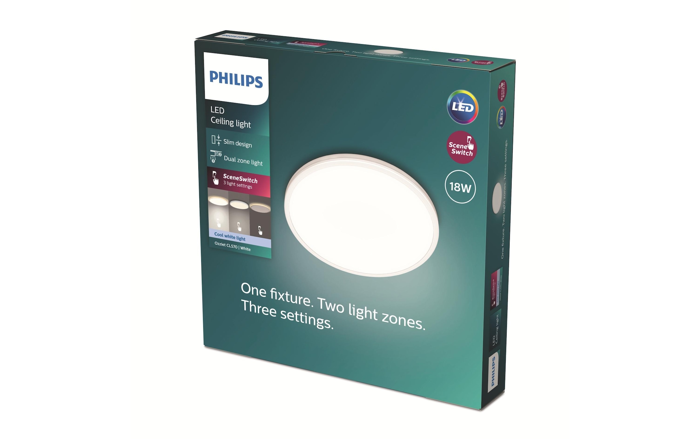 Philips Deckenleuchte »Philips Deckenleuchte CL570« Neutralweiss