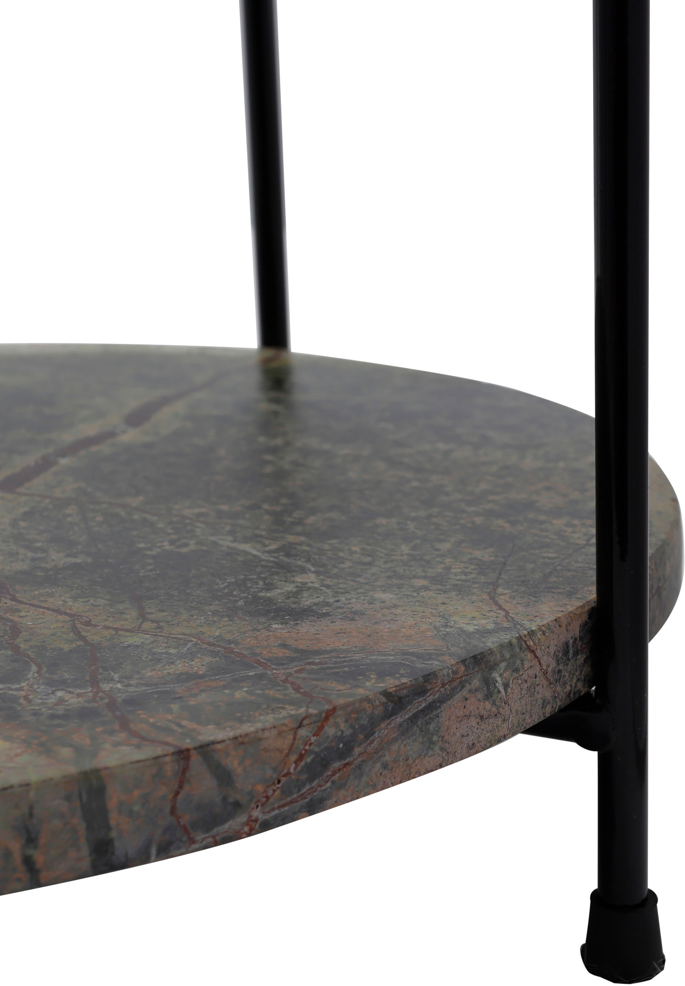 Kayoom Beistelltisch »Louisa 125, Beistelltisch aus Metall und Marmor, attraktives Design«, (1 St.), Dekorativ, edle Marmorplatte und Metalltablett, stilvolles Design