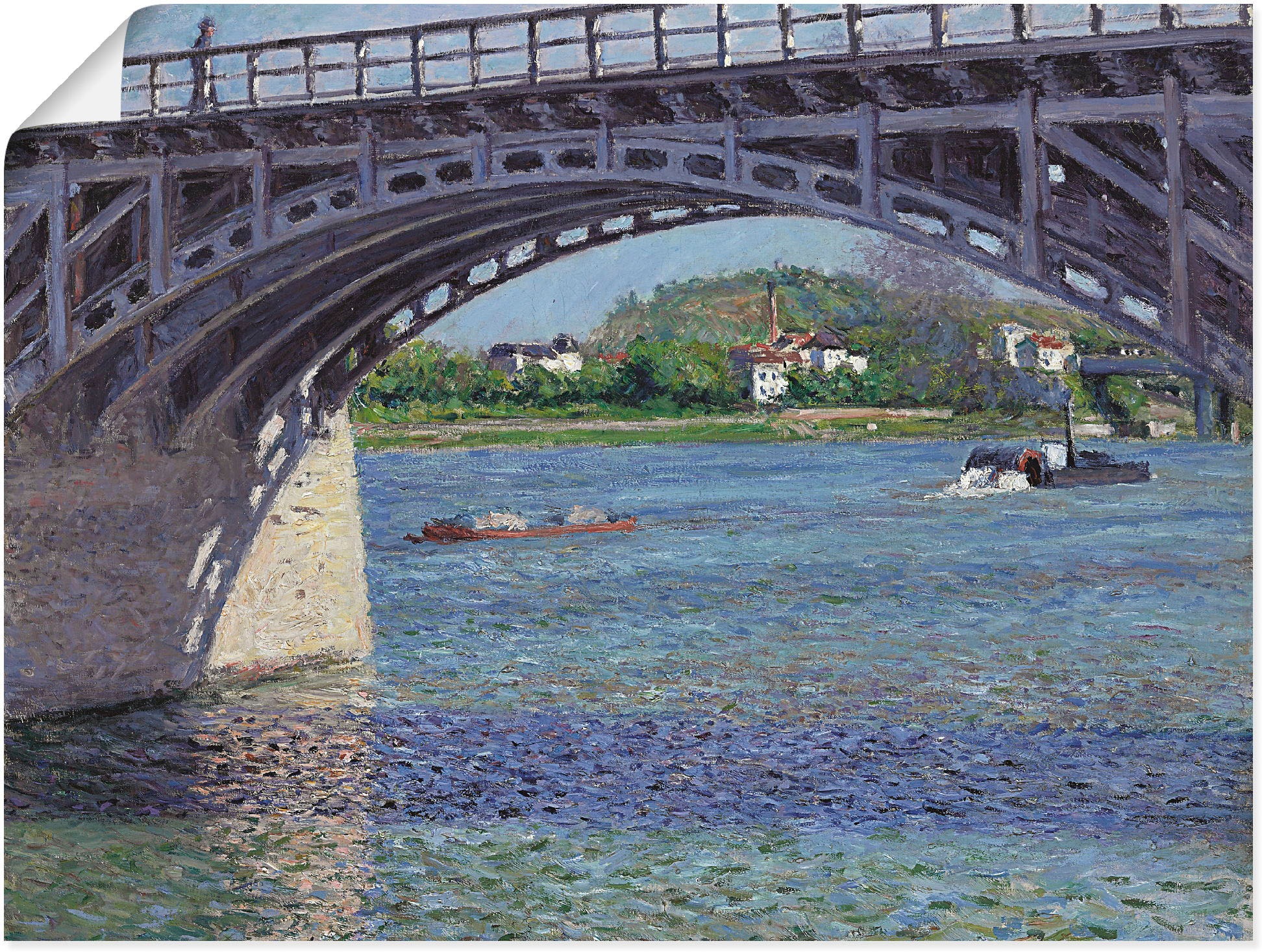 Image of Artland Wandbild »Die Brücke bei Argenteuil. Um 1883«, Brücken, (1 St.), in vielen Grössen & Produktarten -Leinwandbild, Poster, Wandaufkleber / Wandtattoo auch für Badezimmer geeignet bei Ackermann Versand Schweiz