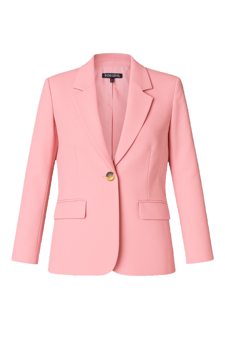 Base Level Veste blazer »Yella« mit 1-Knopf-Verschluss und Viskose