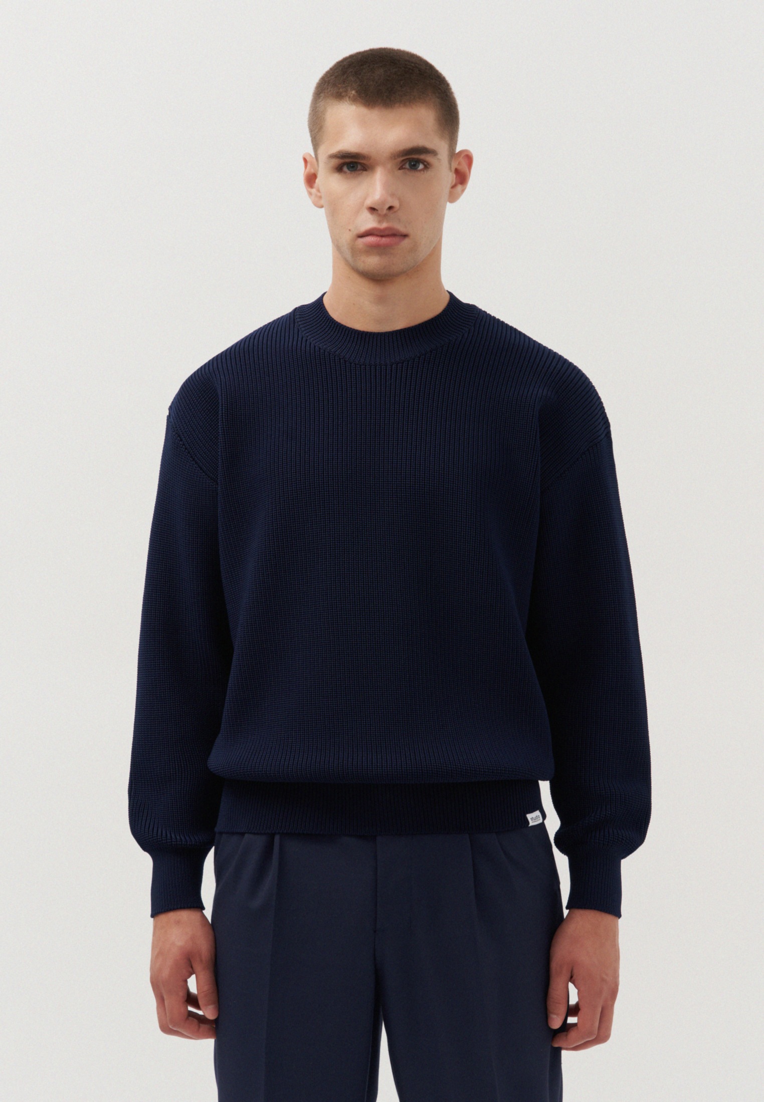 studio seidensticker Strickpullover »Studio«, Langarm Rundhals