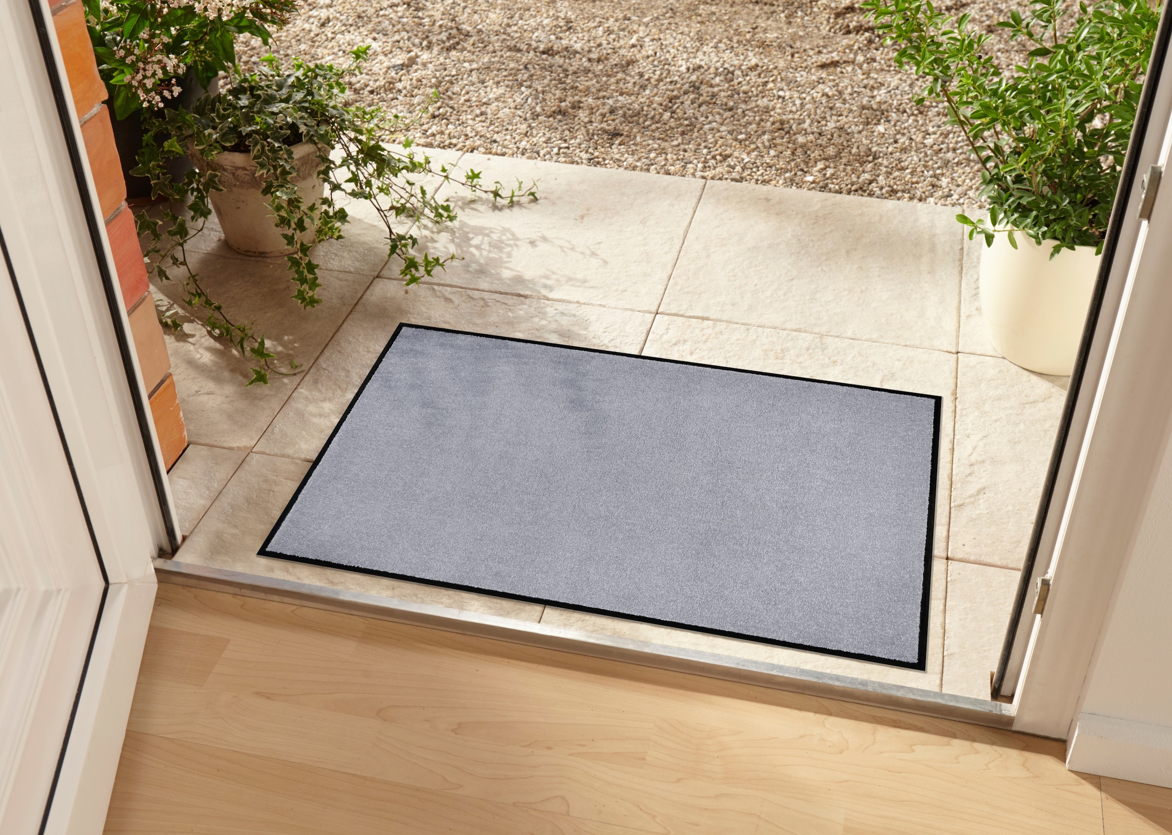 my home Fussmatte »Triton«, rechteckig, 7 mm Höhe, Schmutzfangmatte, Türmatte, In- und Outdoor, Läufer, waschbar